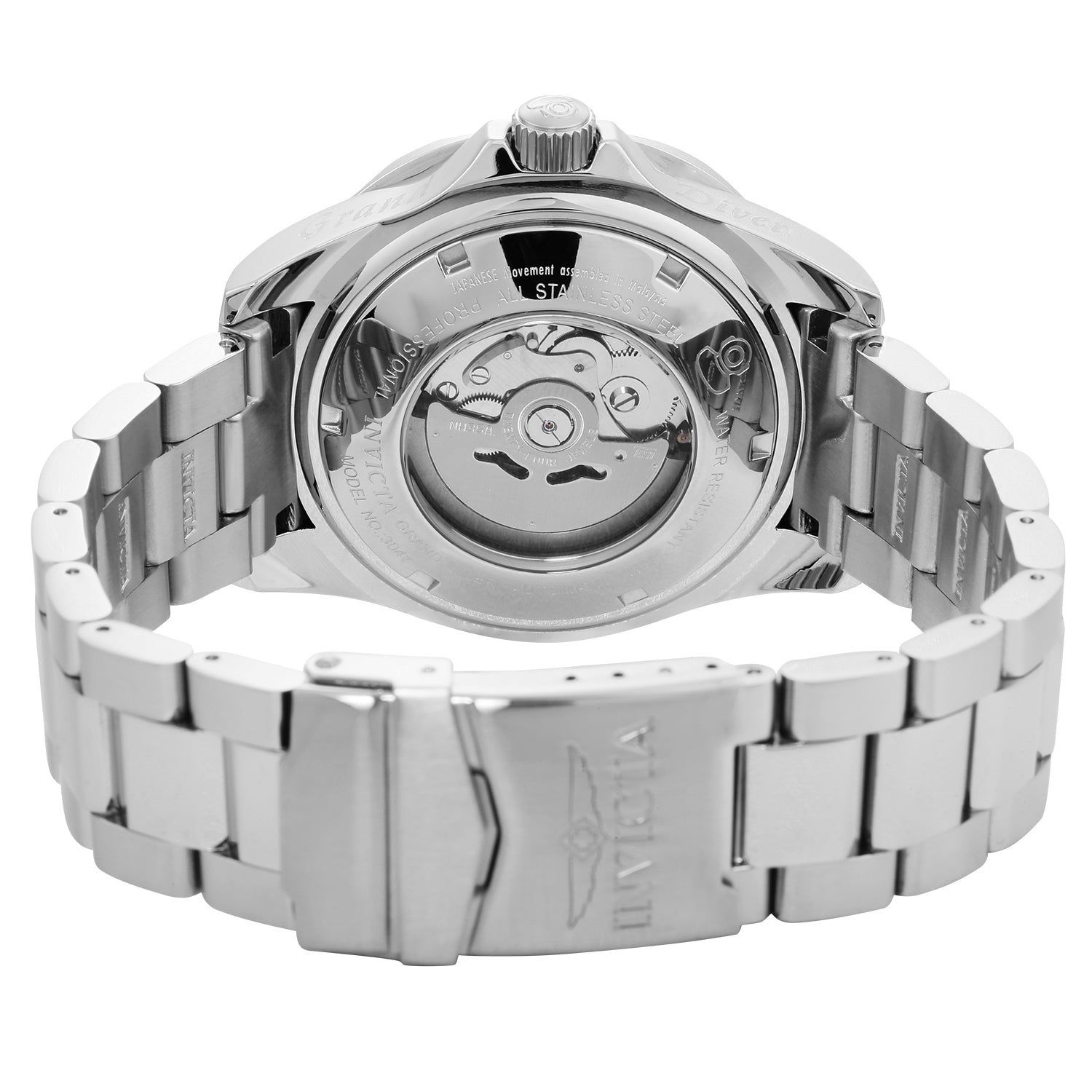 Invicta Grand Diver Deep Garrison Automatic Men's Watch - 47mm. Steel (3047)