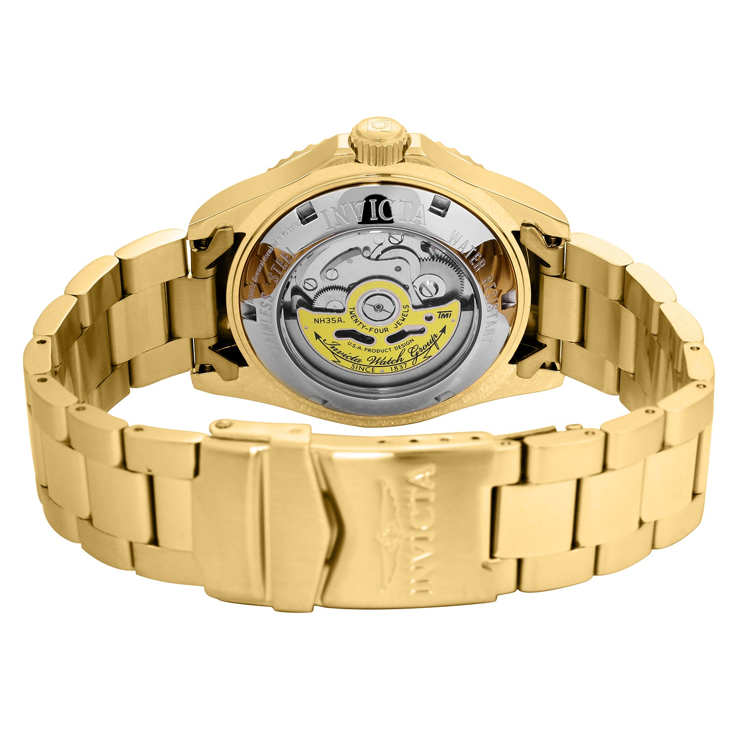 Invicta Pro Diver Coin-Edge Automatic Men's Watch - 40mm. Gold (9010OB)
