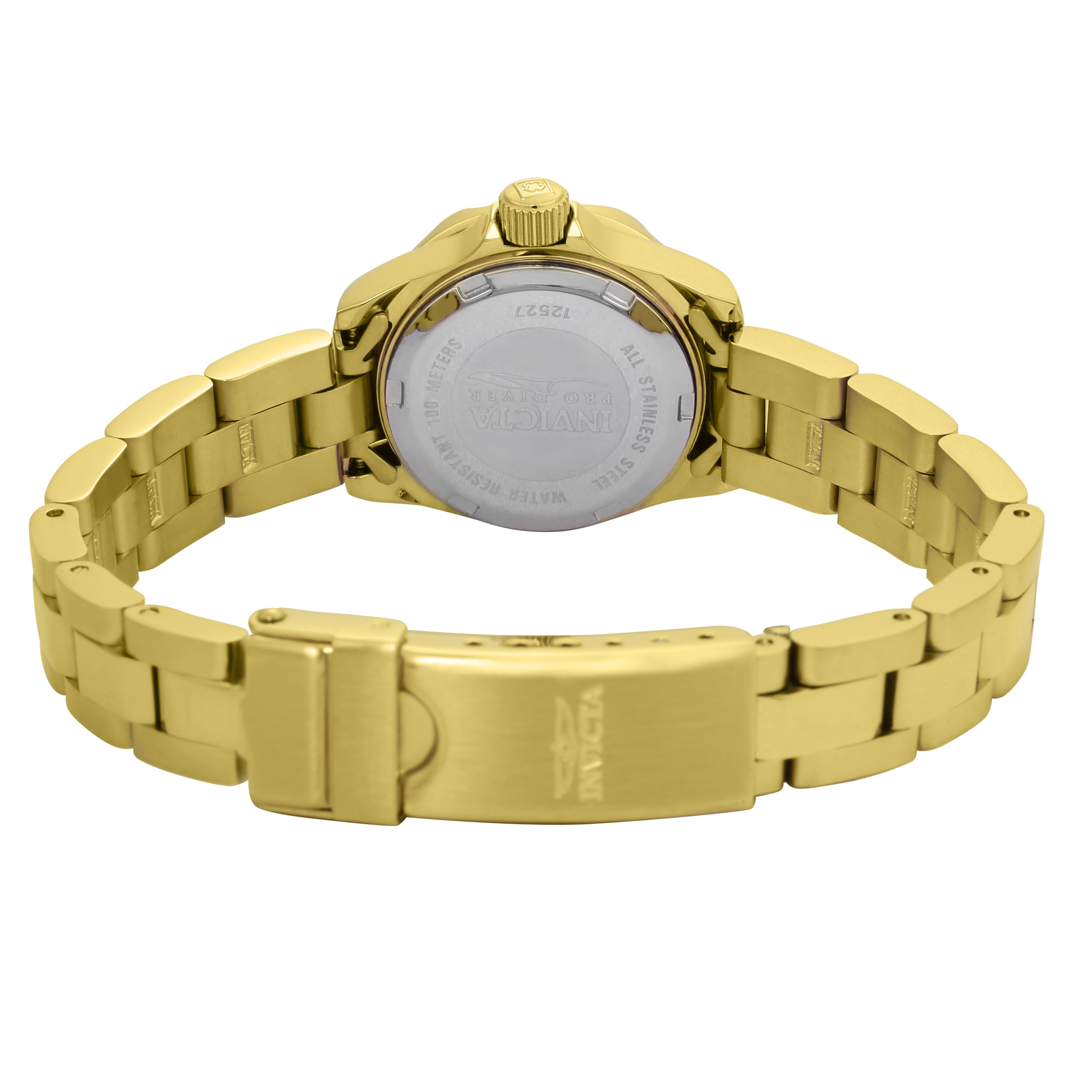 Invicta Pro Diver Women's Watch - 23.5mm, Gold (12527)