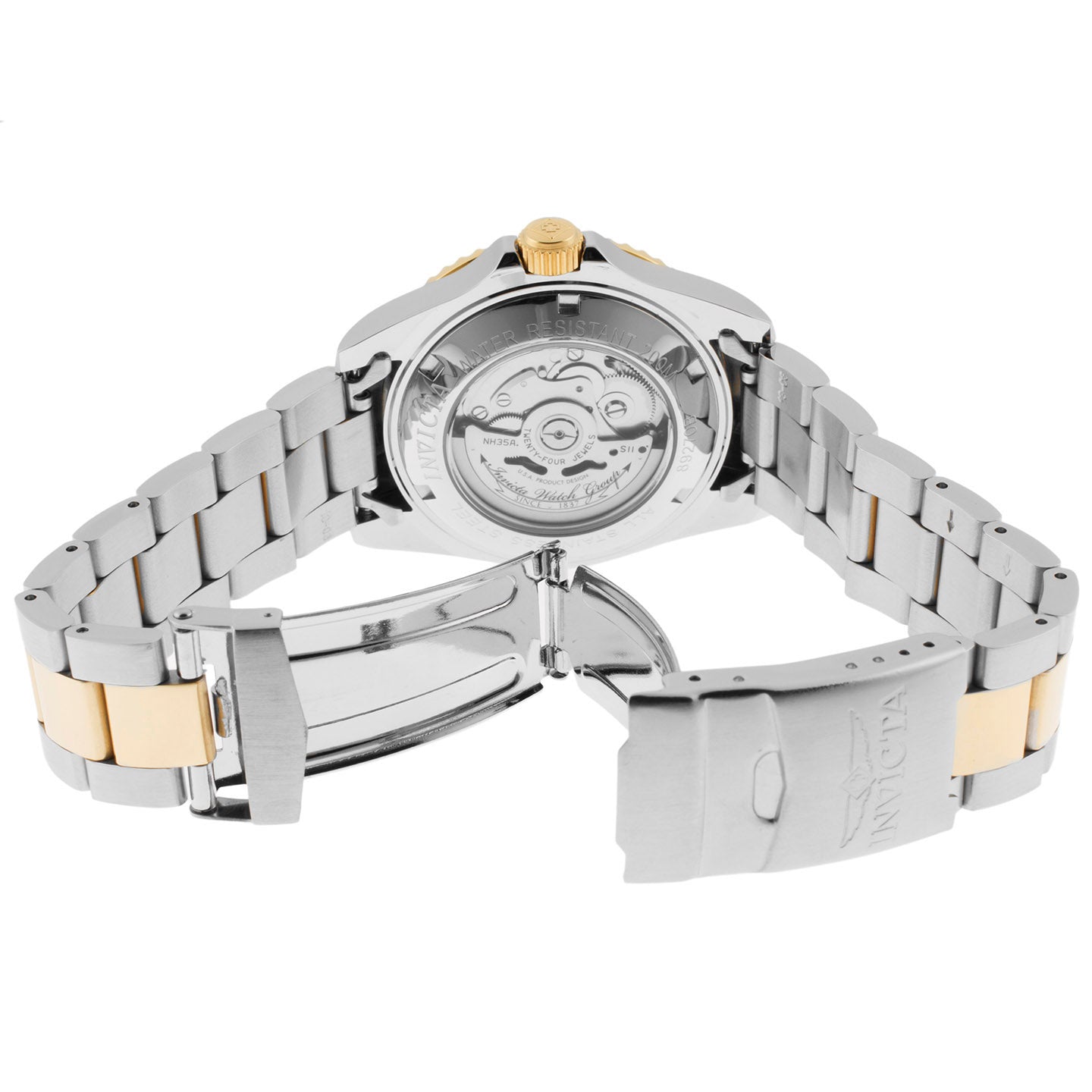 Invicta Pro Diver Navarch Coin-Edge Automatic Men's Watch - 40mm. Steel, Gold (8927OB)