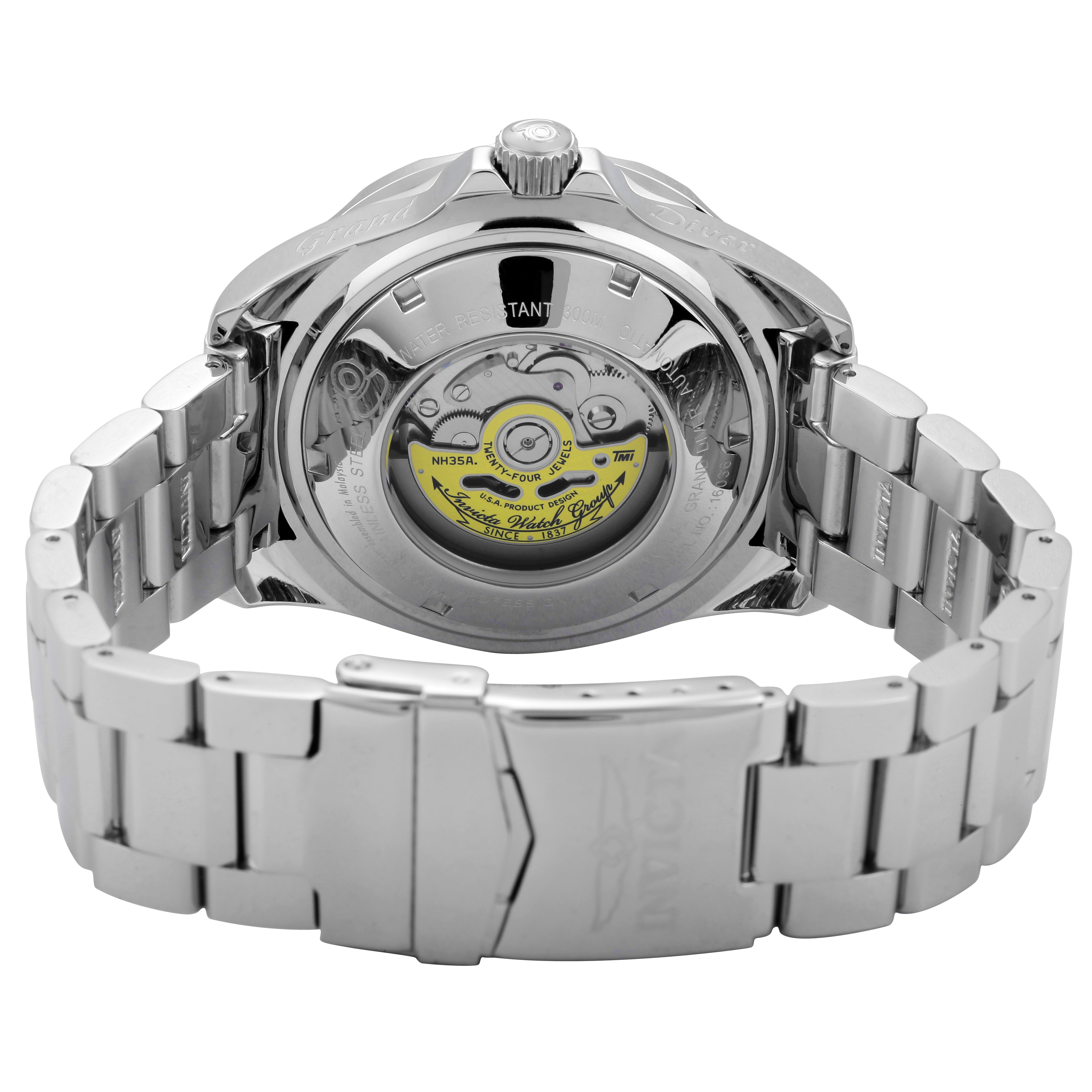 Invicta Grand Diver Deep Garrison Automatic Men's Watch - 47mm. Steel (16036)