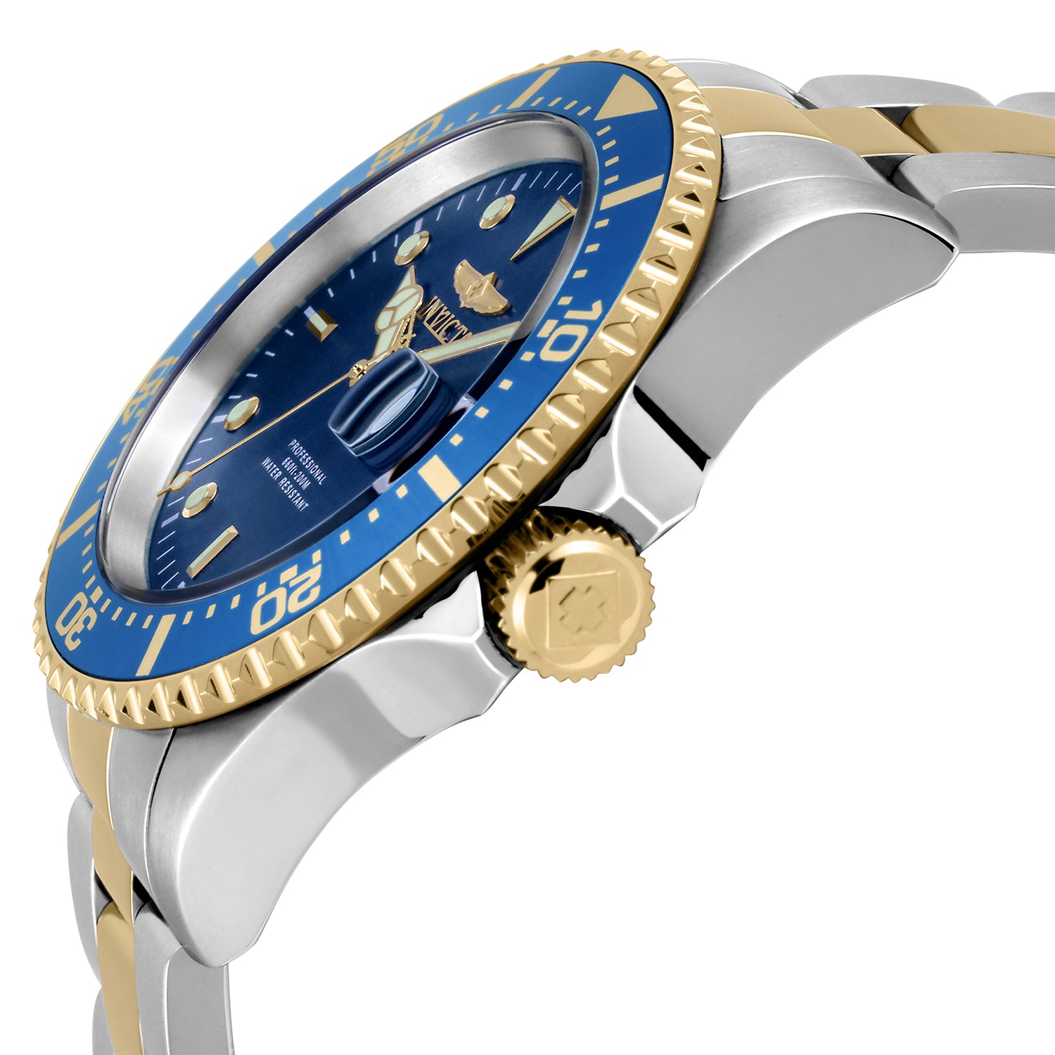 Invicta Pro Diver Men's Watch - 43mm, Steel, Gold (22058)