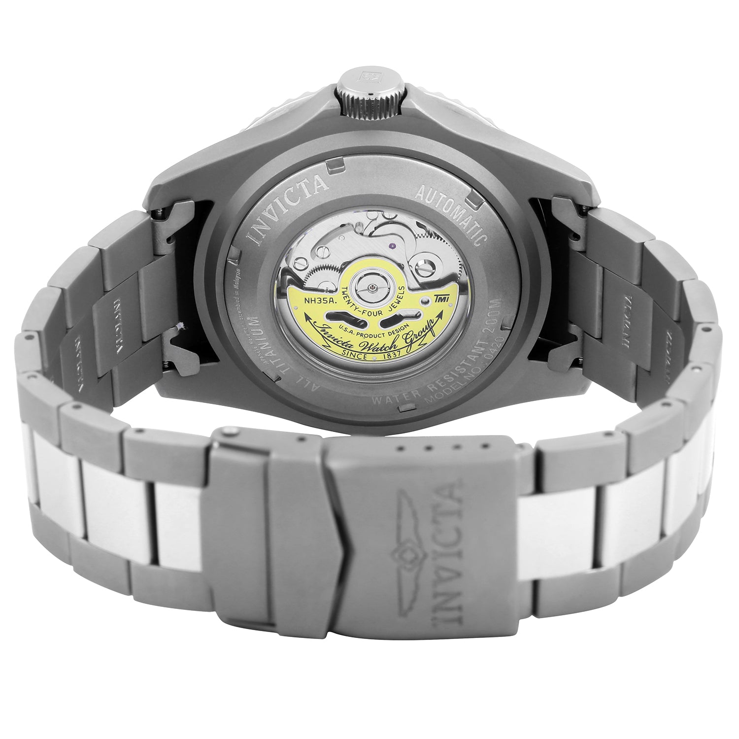 Invicta Pro Diver Inerza Automatic Men's Watch - 45mm, Titanium (0420)
