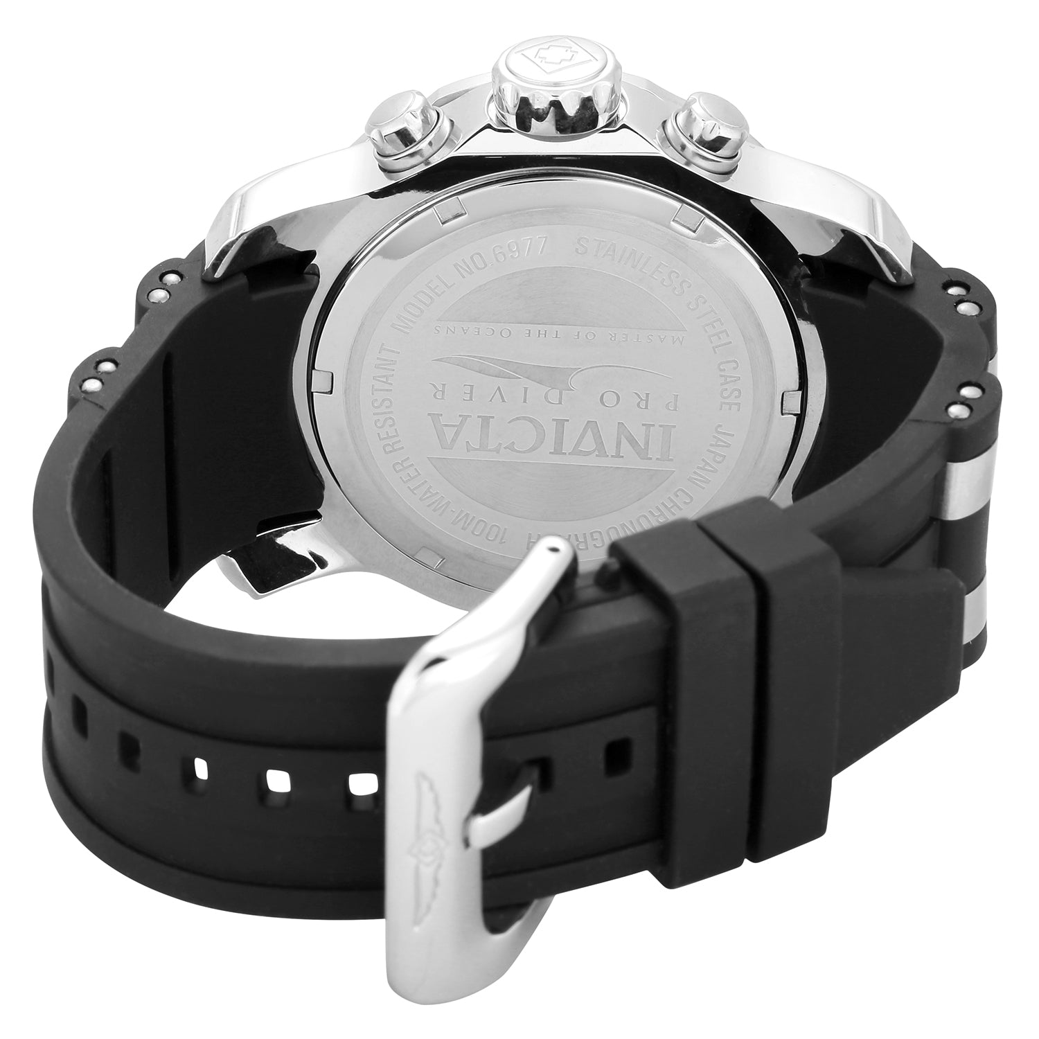 Invicta Pro Diver SCUBA Men's Watch - 48mm. Steel, Black (6977)