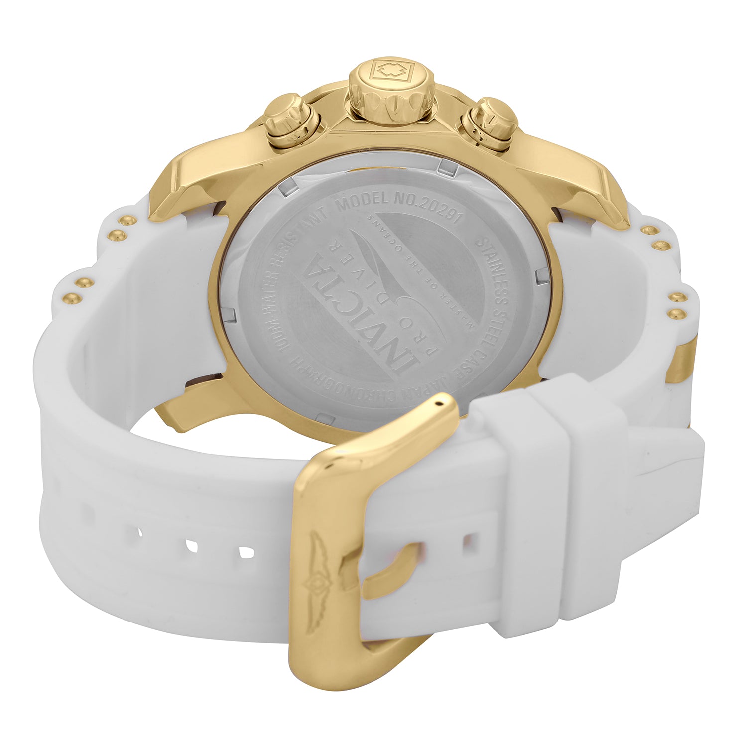 Invicta Pro Diver SCUBA Men's Watch - 48mm. Gold, White (20291)
