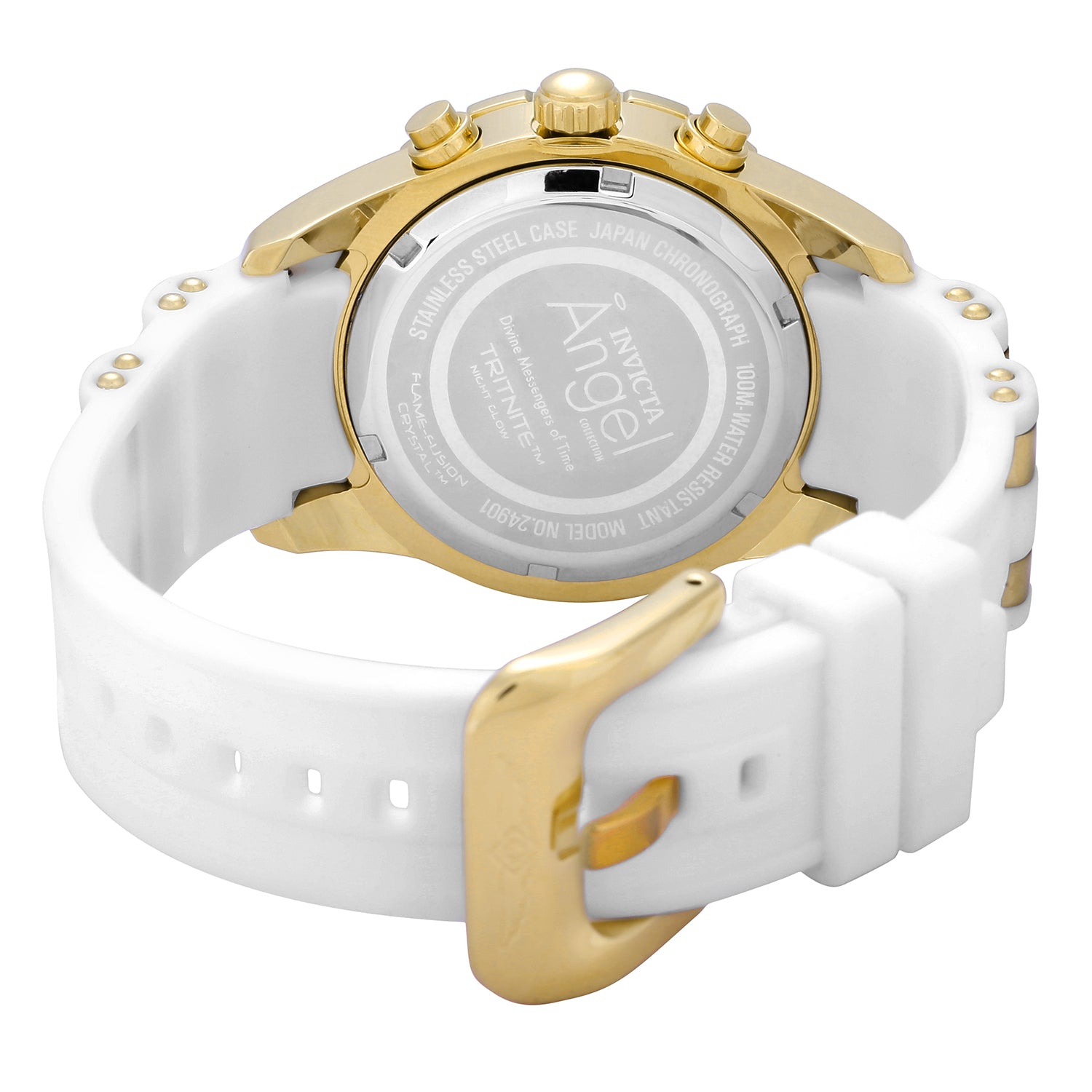 Invicta Angel Zenthia Women's Watch - 40mm. Gold, White (24901)