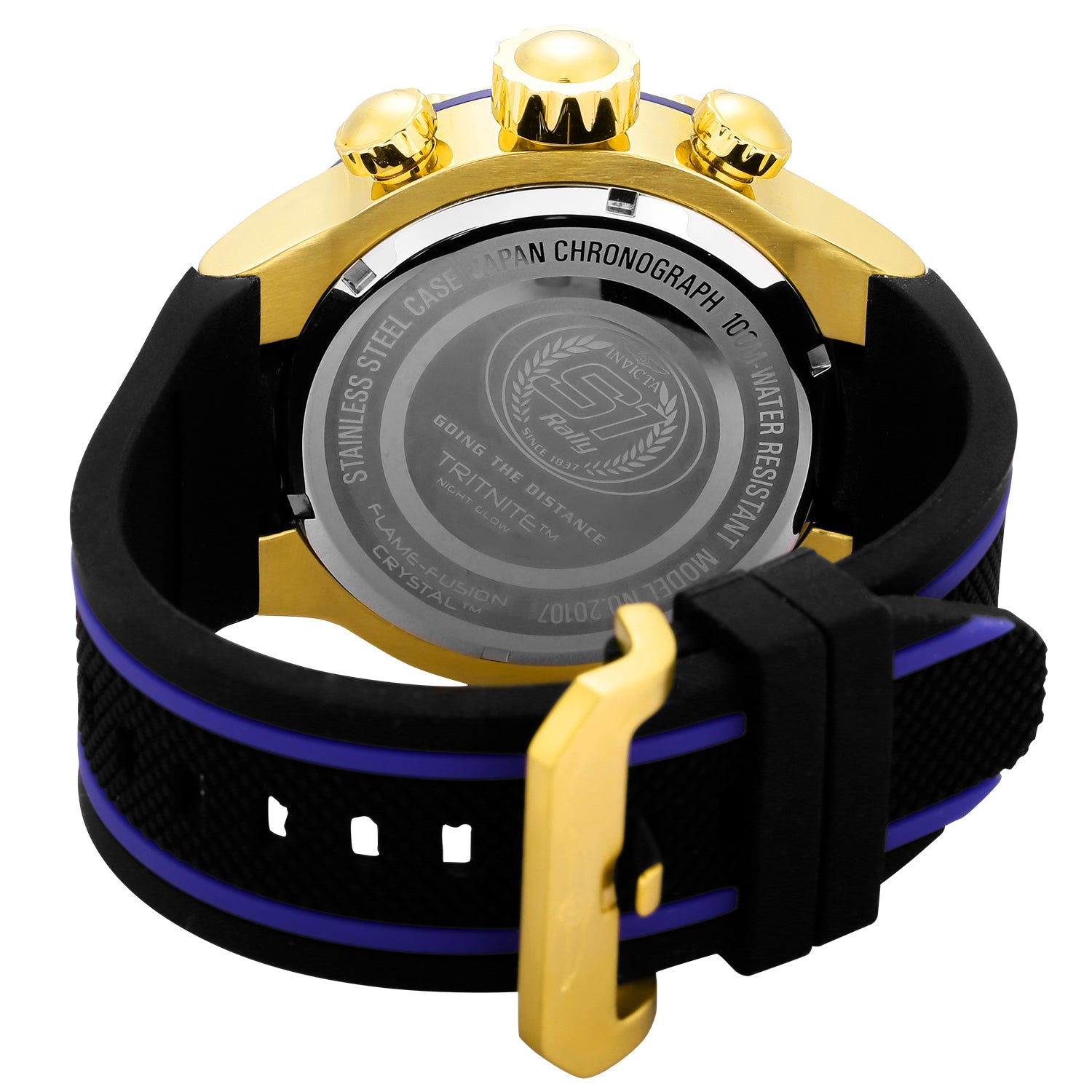 Invicta S1 Rally Overdrive Men's Watch - 52mm. Black, Blue (20107)