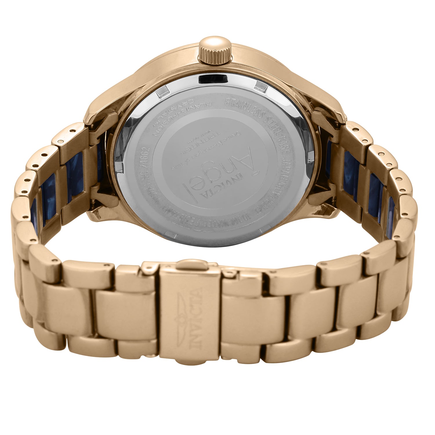 Invicta Angel Lumisara Women's Watch - 40mm, Rose Gold, Blue (24662)