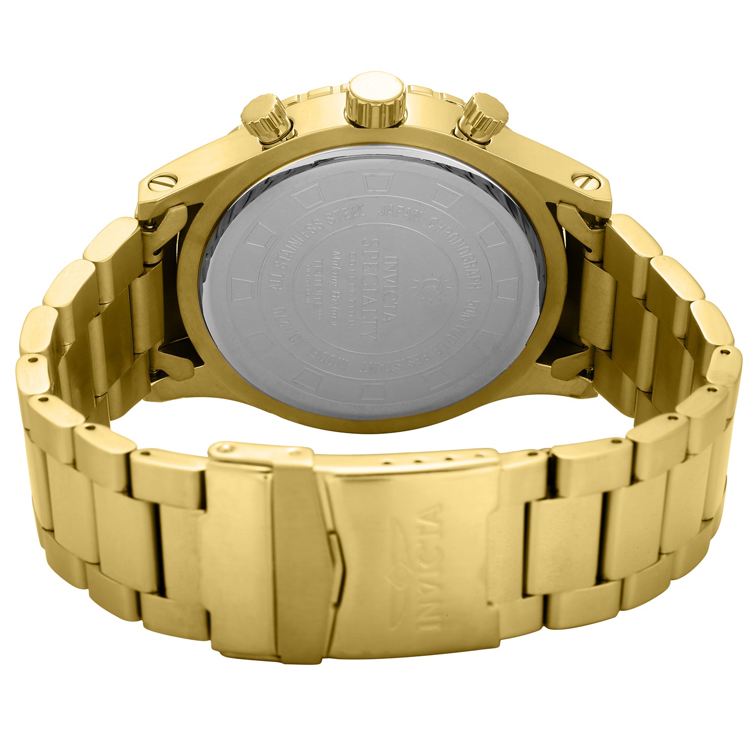Invicta Specialty Pulse Men's Watch - 50mm. Gold (1270)