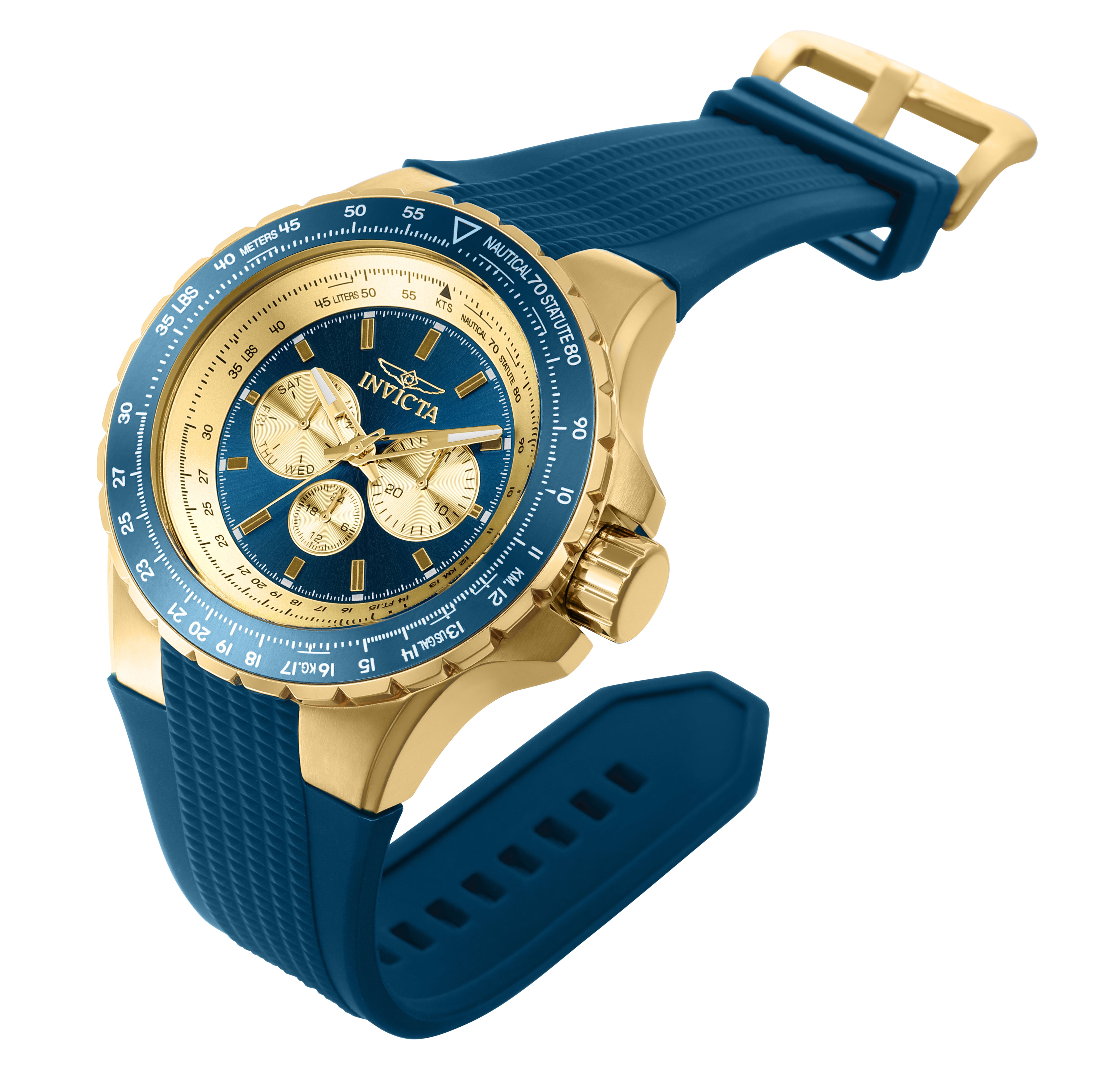 Invicta Aviator Skyshock Men's Watch - 50mm. Blue (39266)