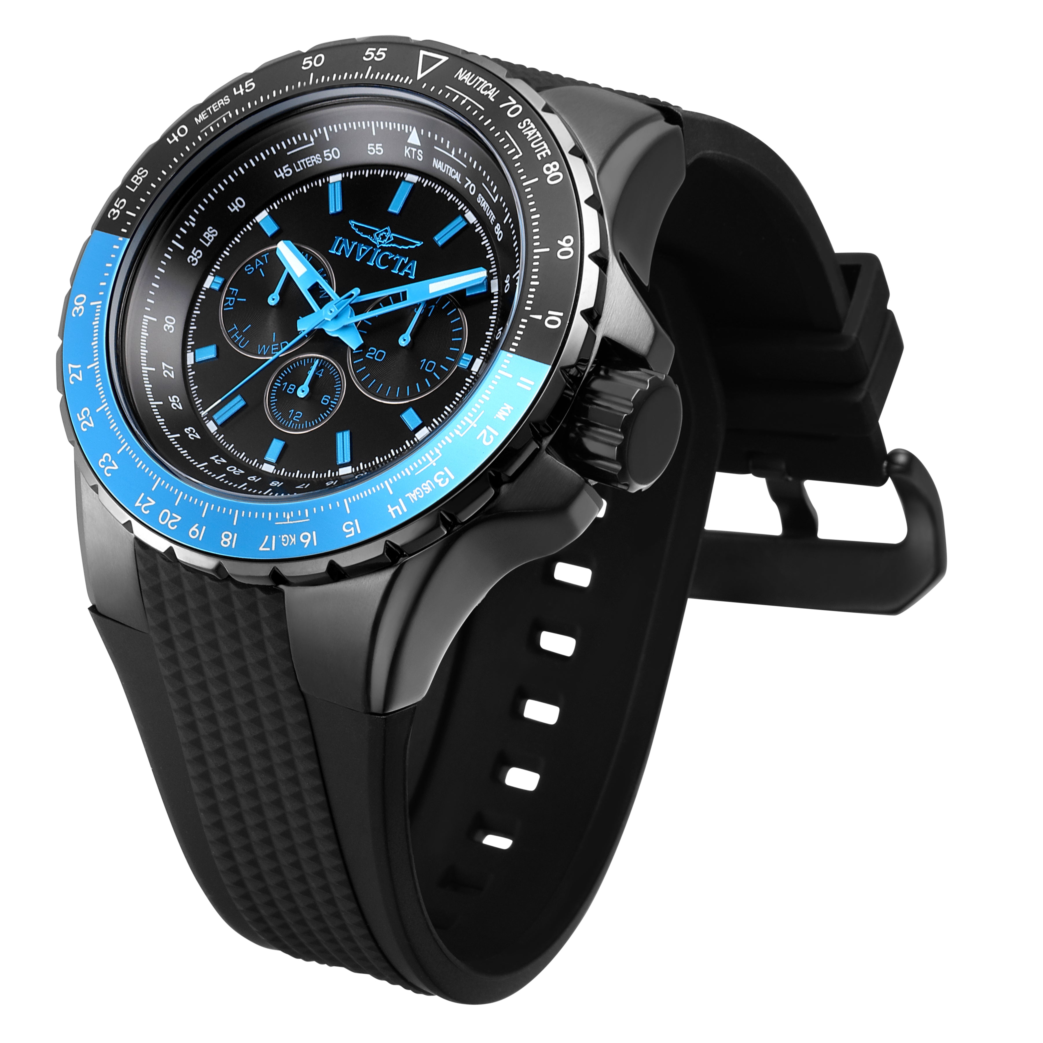 Invicta Aviator Skyshock Men's Watch - 50mm. Black (39298)