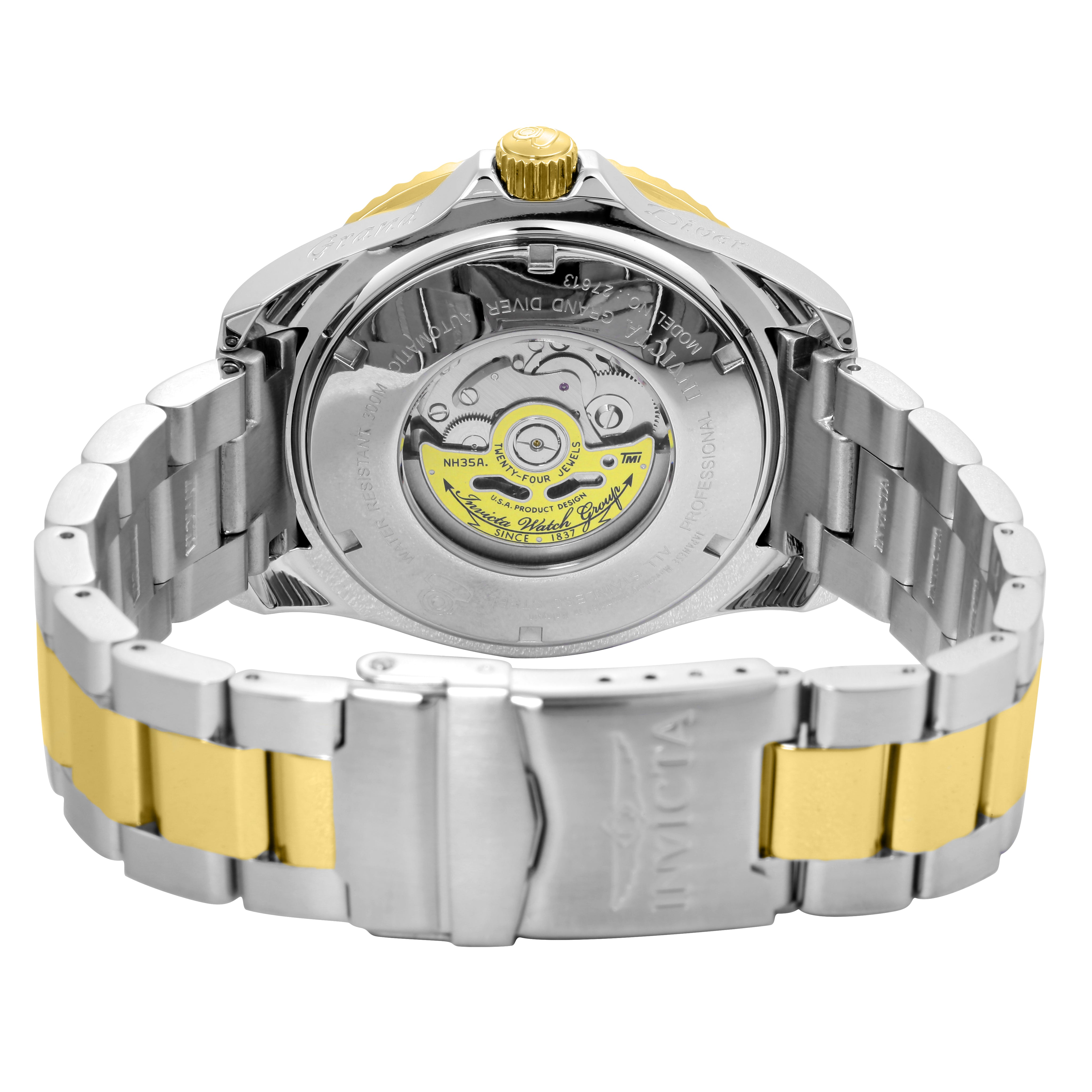 Invicta Grand Diver Navalia Automatic Men's Watch - 47mm, Steel, Gold (27613)