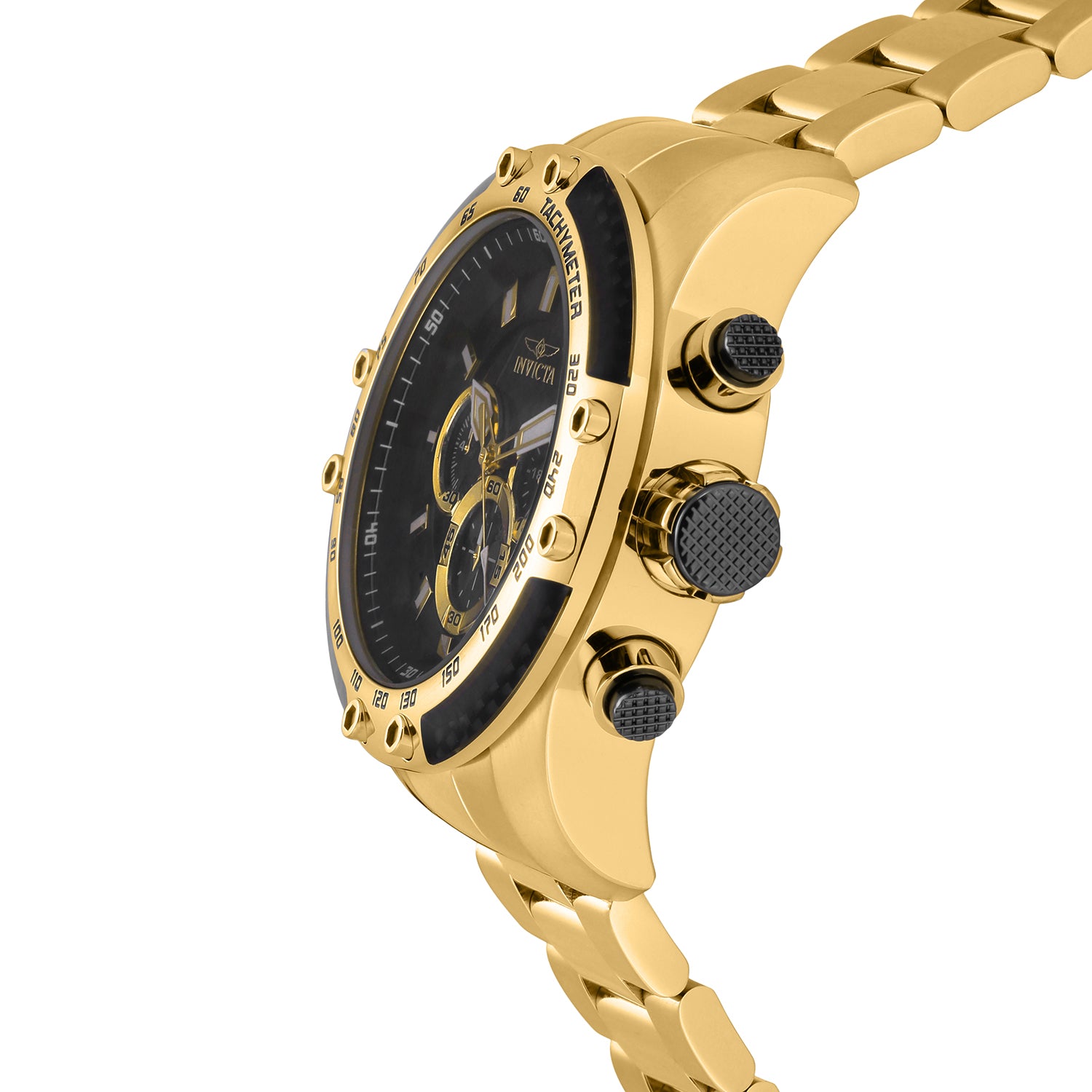 Invicta Speedway Chassis DRS Men's Watch - 50mm, Gold (28658)