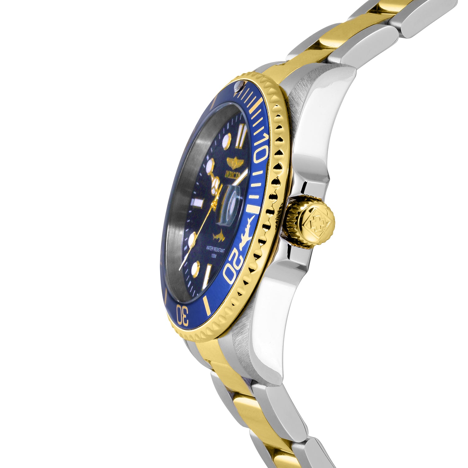 Invicta Pro Diver Currentvale Unisex Watch - 38mm, Steel, Gold (30481)