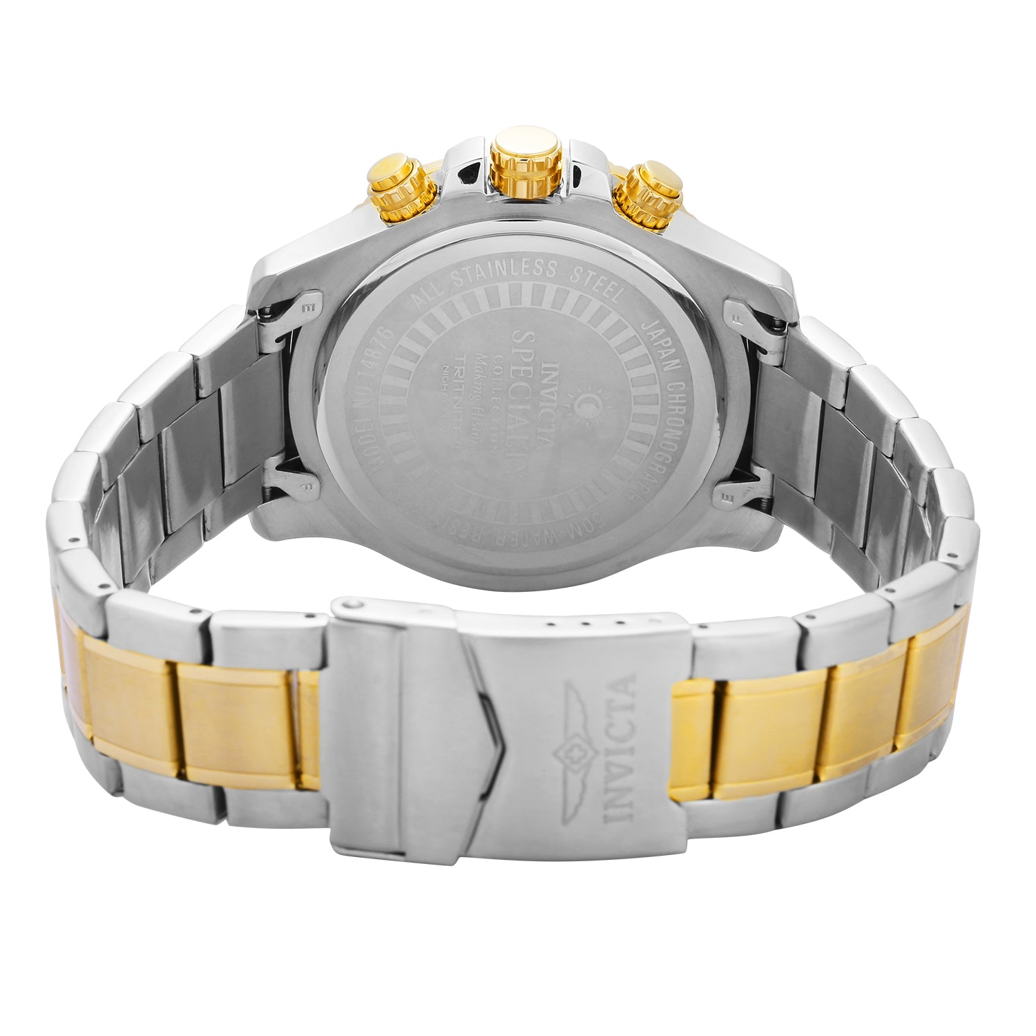 Invicta Specialty Fortitude Men's Watch - 45mm. Steel. Gold (14876)
