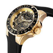 Invicta Aviator Dia De Los Muertos Men's Watch w/ Mother of Pearl Dial - 50mm. Black (36856)