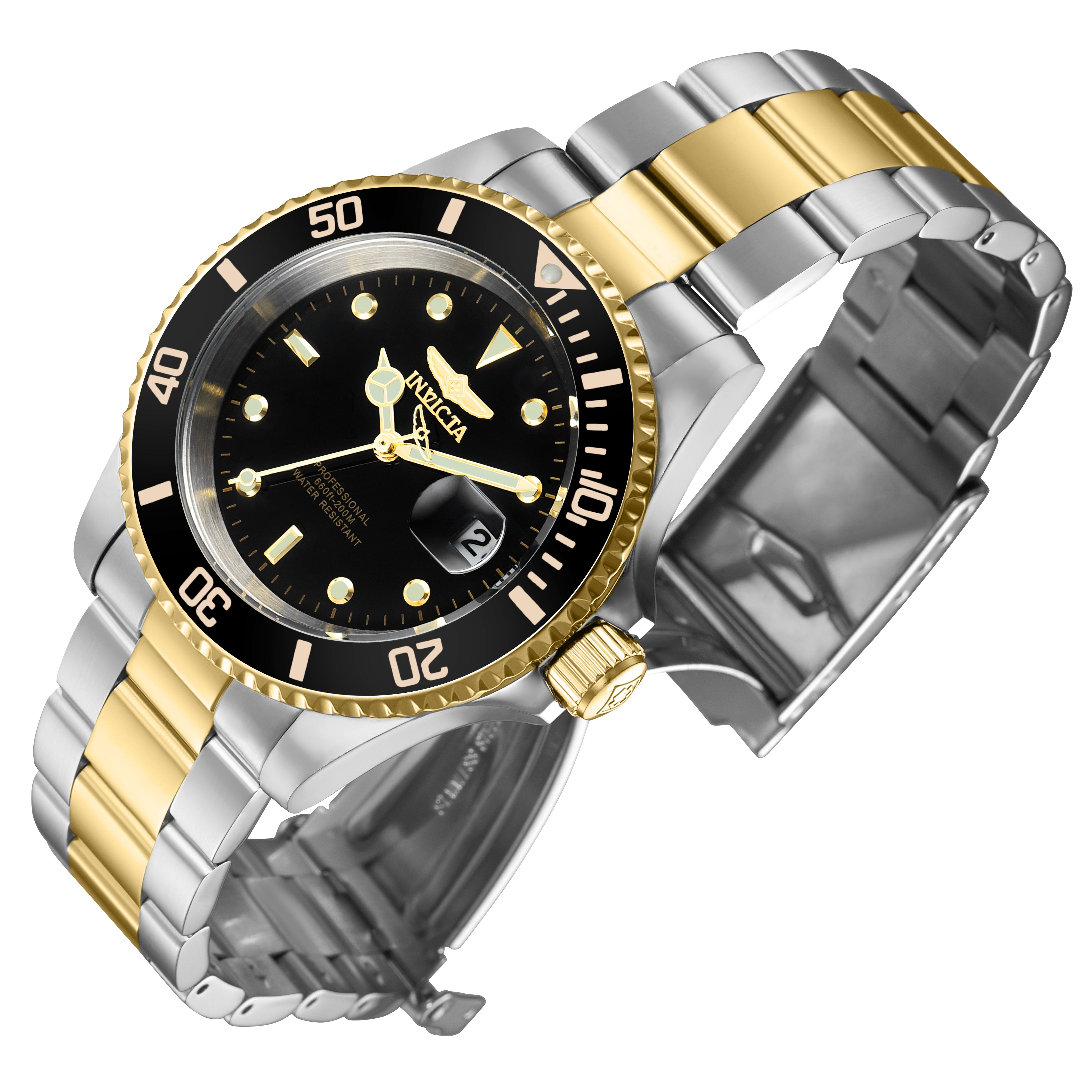 Invicta Pro Diver Coastpath Men's Watch - 40mm. Steel, Gold (26973)