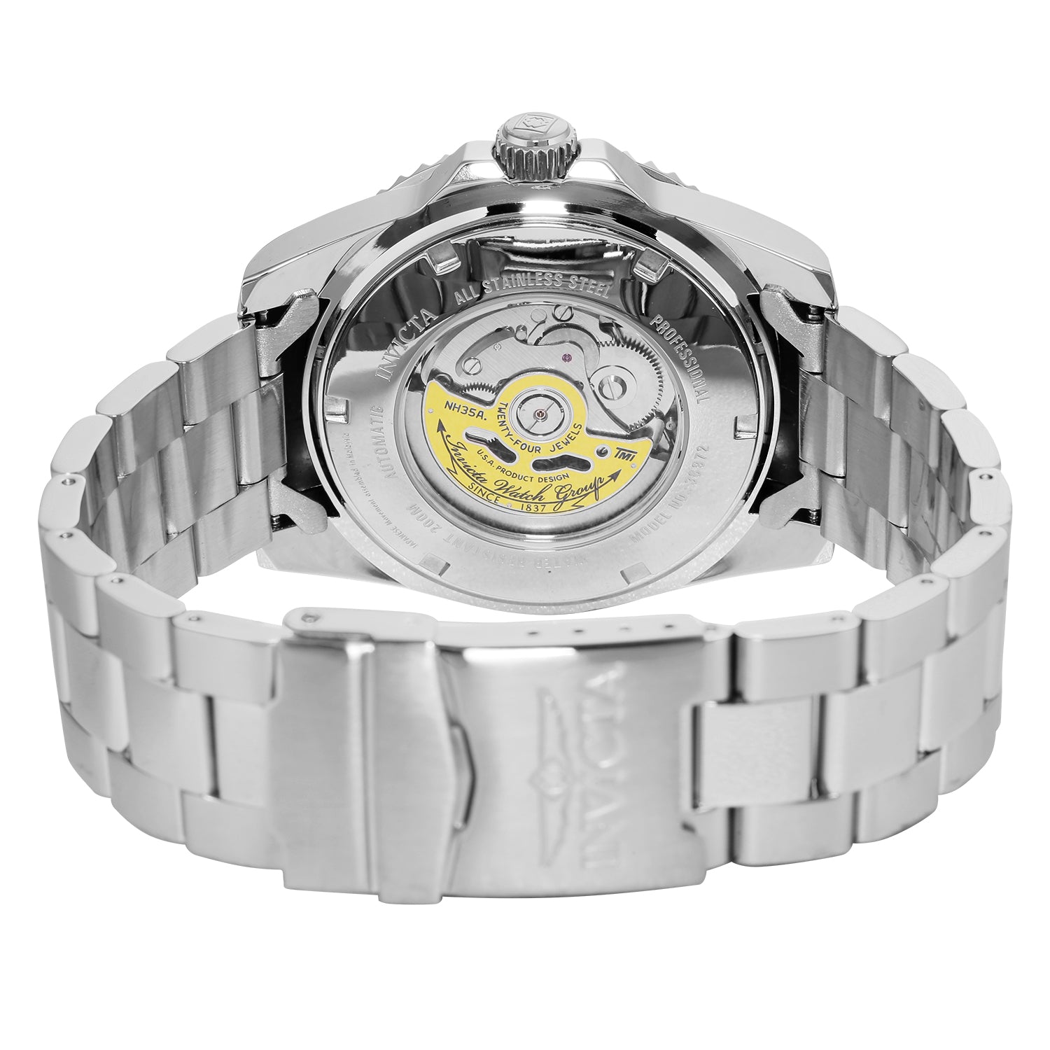 Invicta Pro Diver Harbornova Automatic Men's Watch - 44mm. Steel (36972)