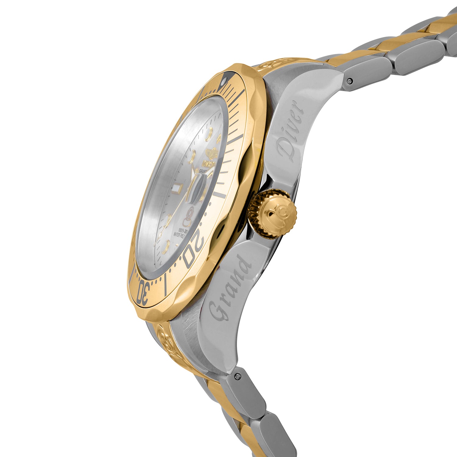 Invicta Grand Diver Deep Garrison Automatic Men's Watch - 47mm. Steel, Gold (3050)