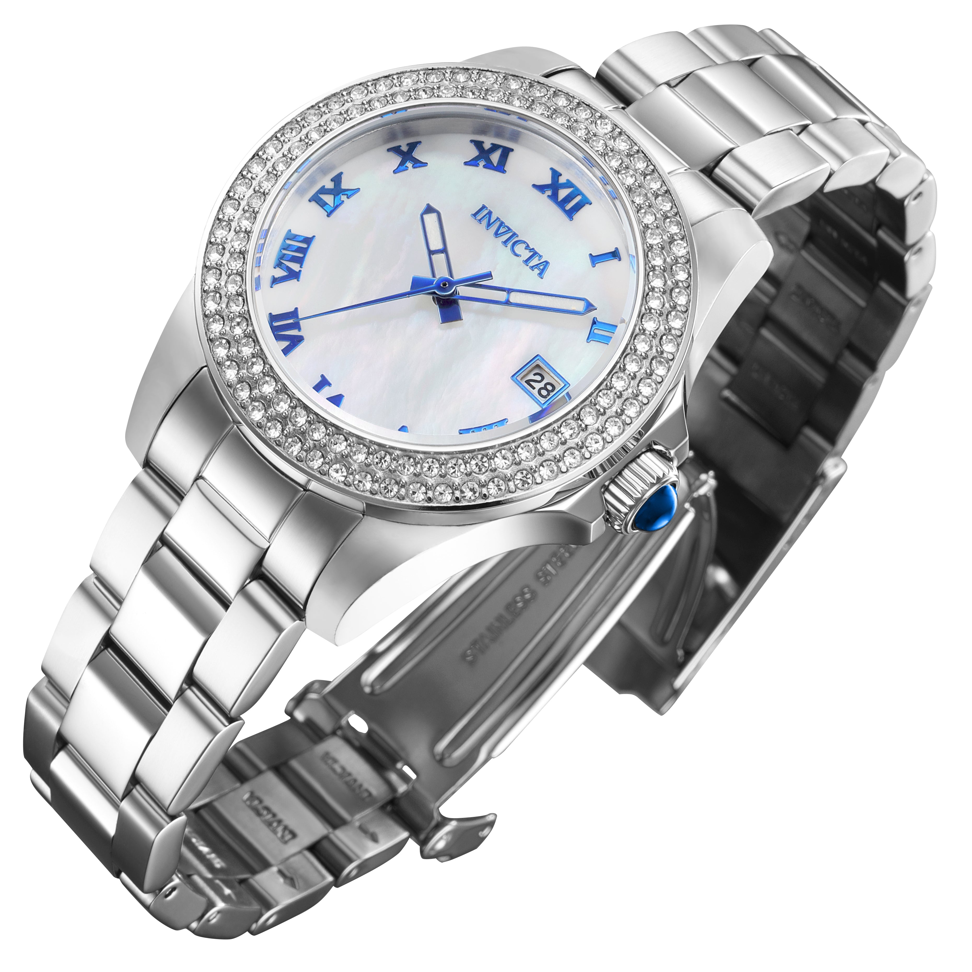 Invicta Angel Women's Watch w/ Mother of Pearl Dial - 34mm, Steel (36069)