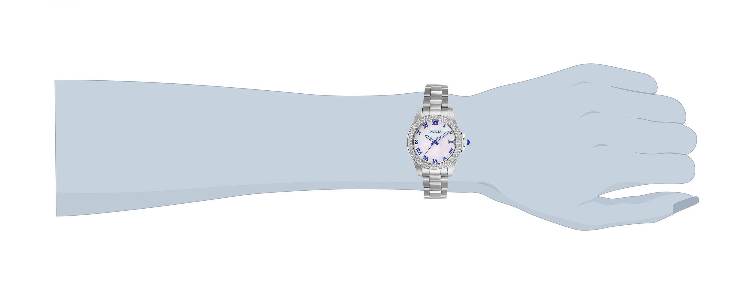 Invicta Angel Women's Watch w/ Mother of Pearl Dial - 34mm, Steel (36069)