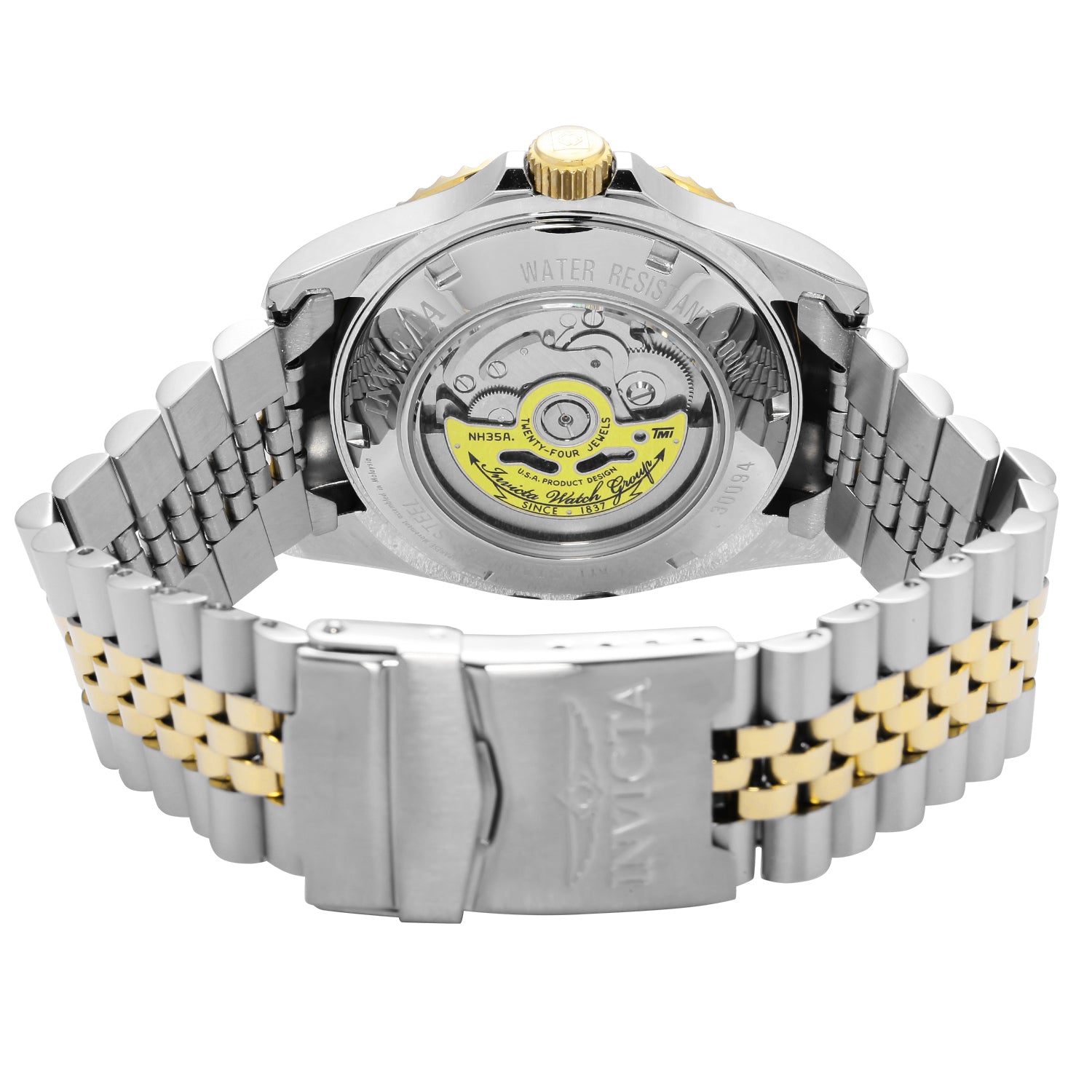 Invicta Pro Diver Navigator Automatic Men's Watch - 42mm. Steel, Gold (30094)