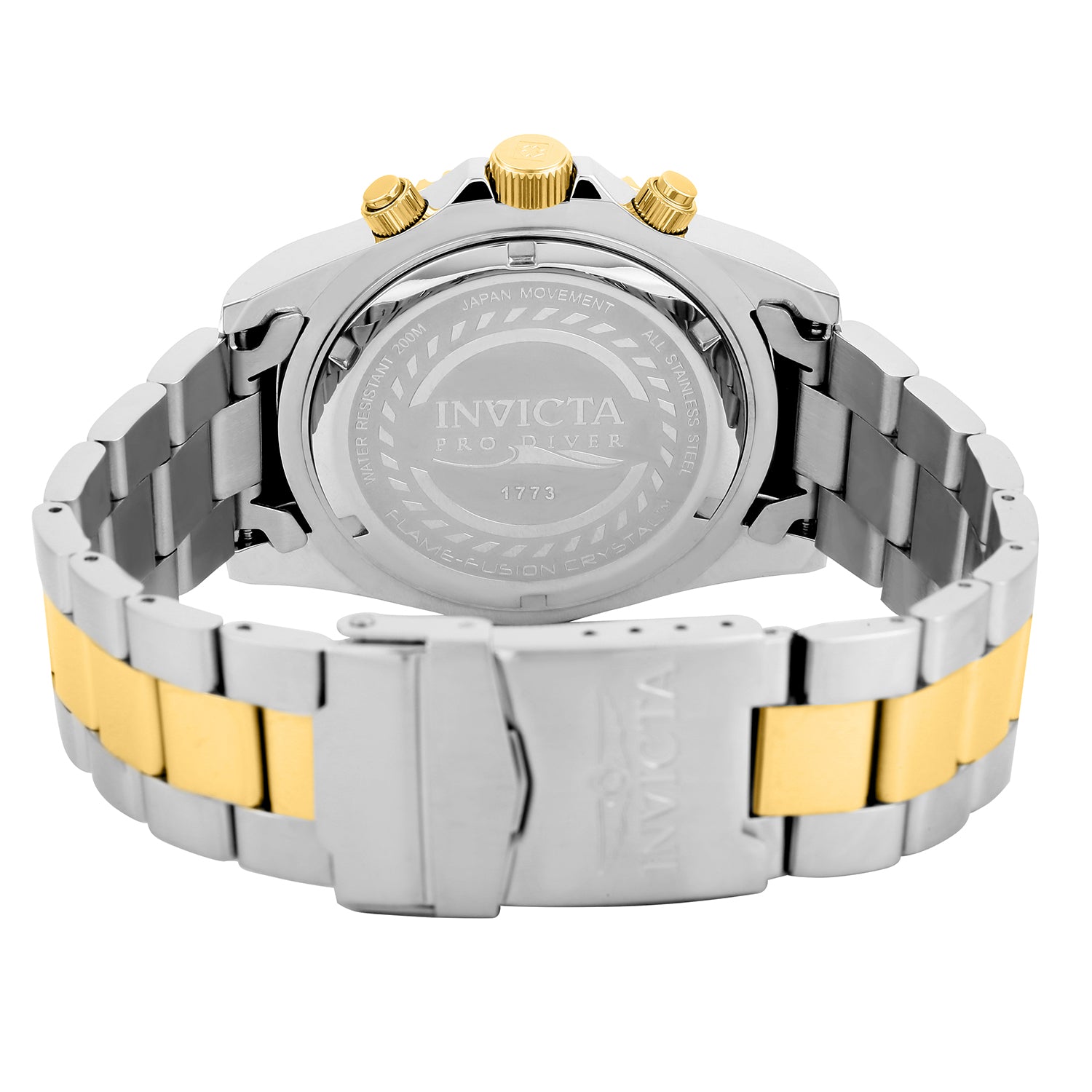 Invicta Pro Diver Men's Watch - 43mm, Steel, Gold (1773)