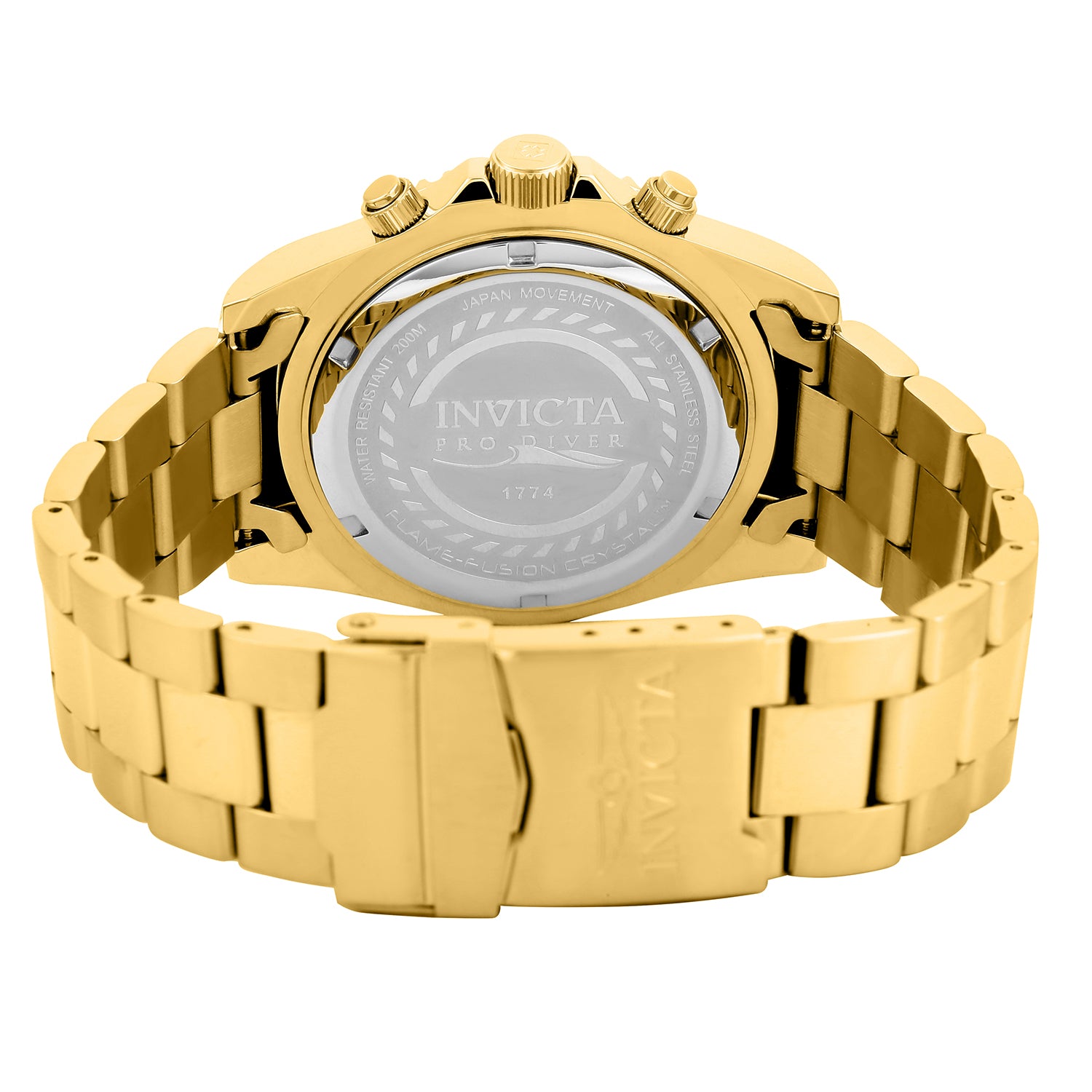 Invicta Pro Diver Men's Watch - 43.5mm, Gold (1774)