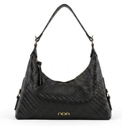 N.O.A Luxury Vegan Leather Handbag - Black (NOABLK-0001)