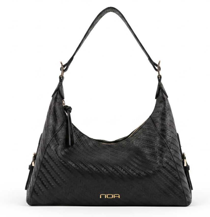 N.O.A Luxury Vegan Leather Handbag - Black (NOABLK-0001)