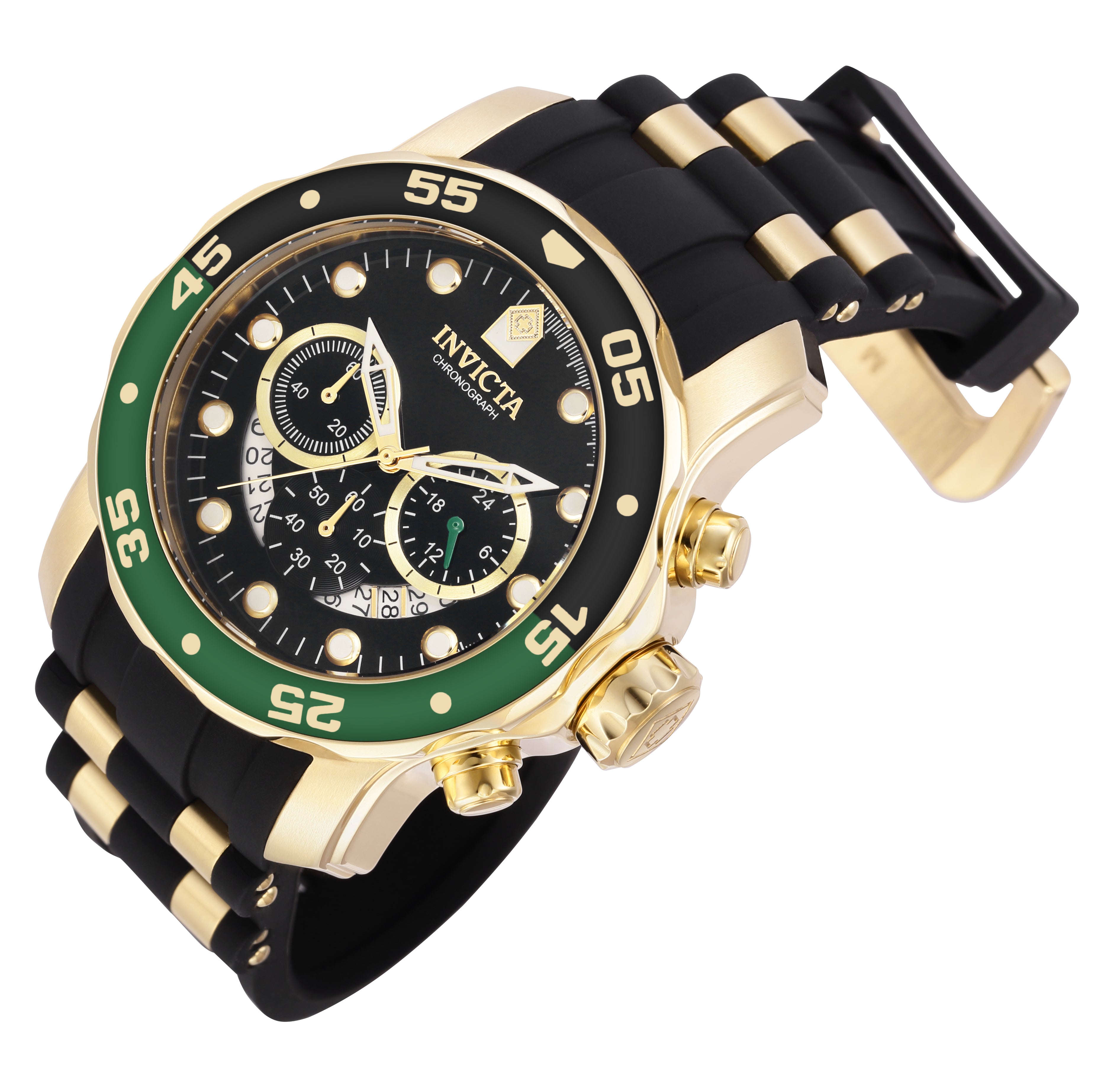 Invicta Pro Diver SCUBA Men's Watch - 48mm. Black, Gold (44522)