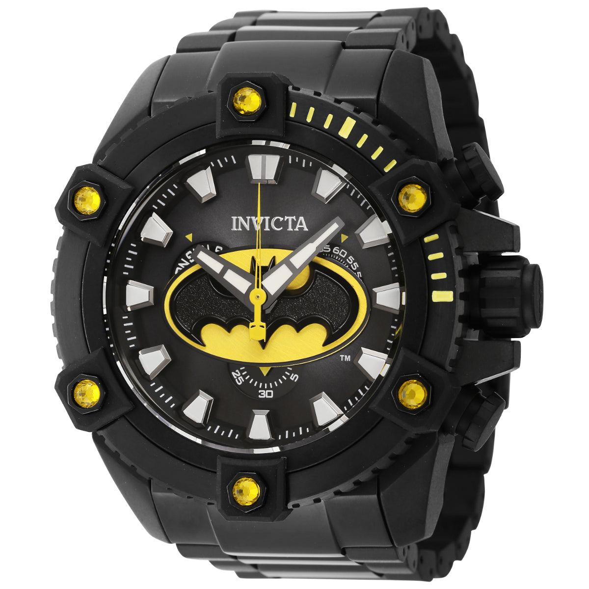 Open Box Invicta DC Comics Batman Swiss Ronda Z60 Caliber Men's Watch - 56mm, Black (AIC-43342)