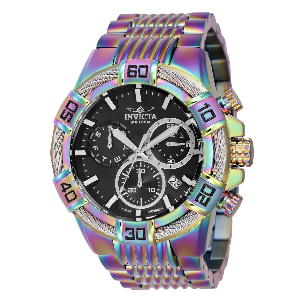 Invicta Bolt Hydroplated Vextrum Swiss Ronda Z60 Caliber Men's Watch - 51mm, Iridescent (43635)