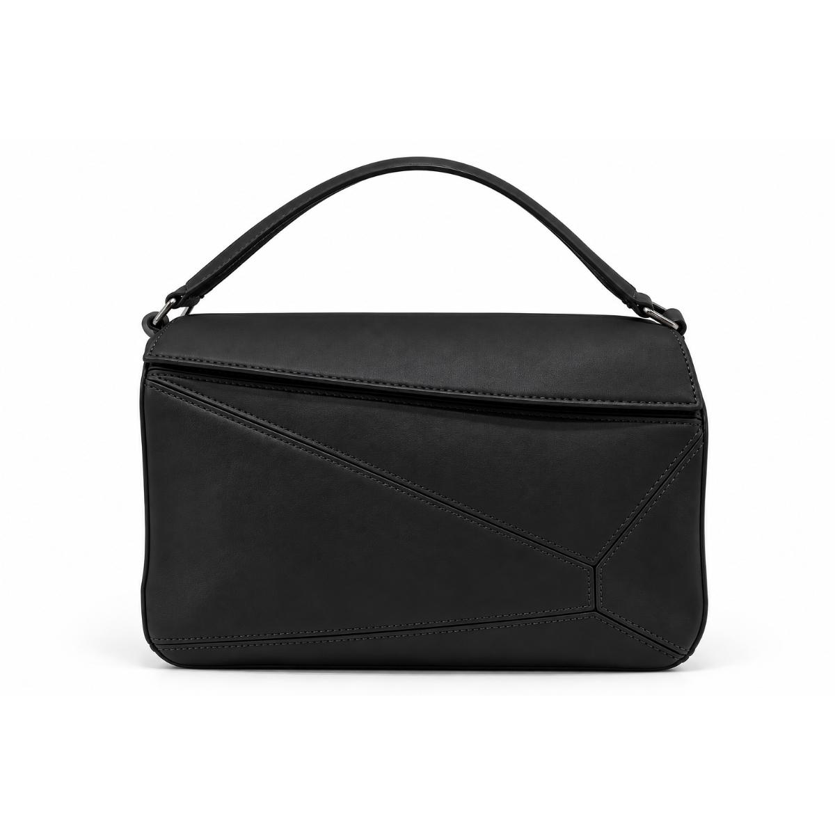 Technomarine Folded Muse Handbag - Black (TM-WBAG-001)