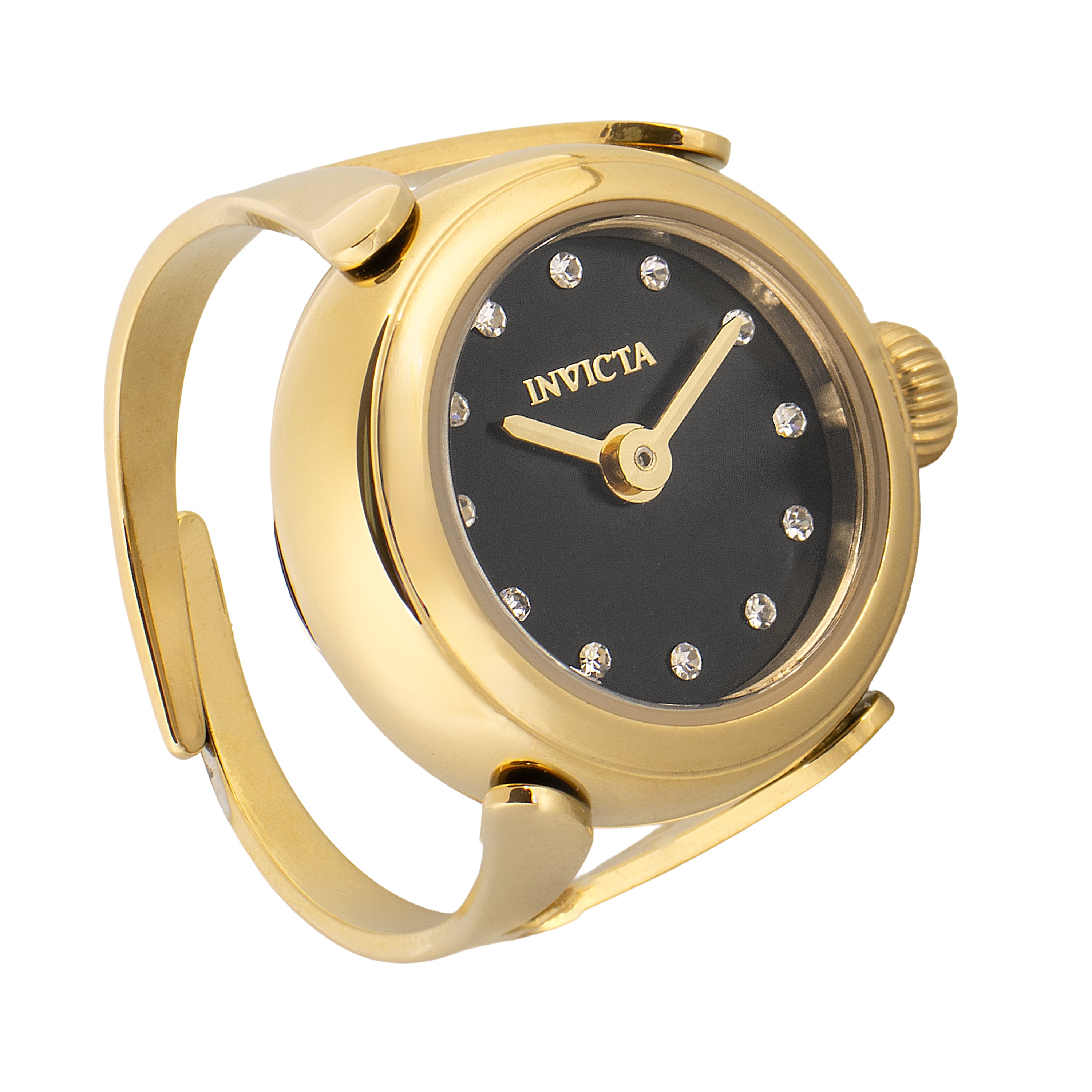 Invicta Angel Lumalink Women's Ring Watch - 17.5mm, Gold (44482)