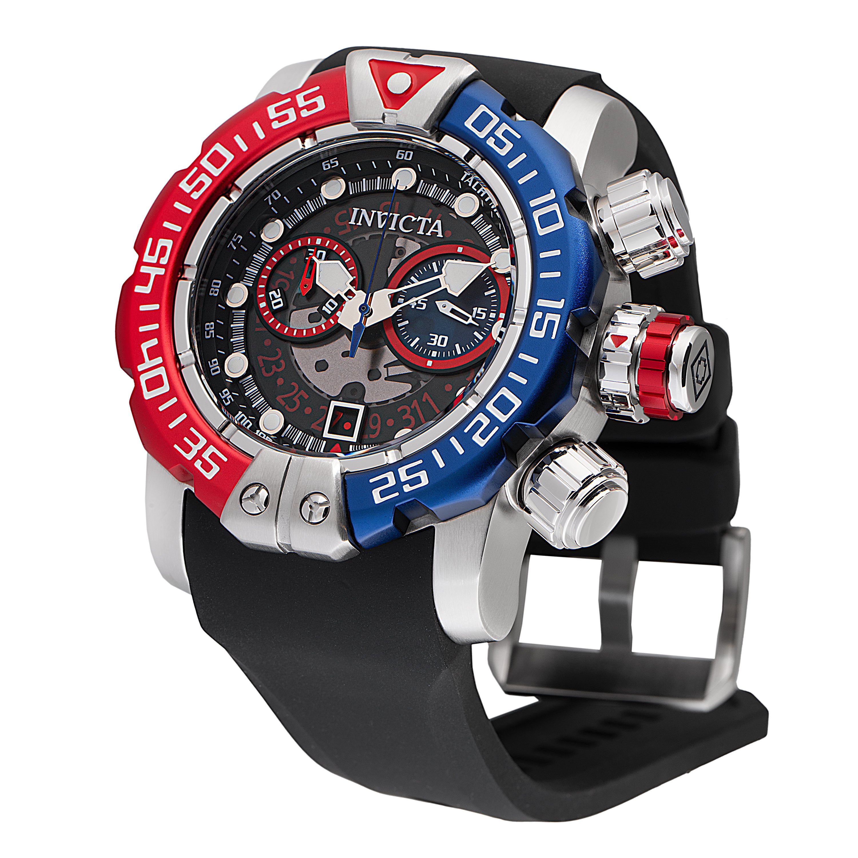 Invicta Generation III Sea Hunter Swiss Ronda Z50 Caliber Men's Watch - 57mm, Blue, Black (44844)
