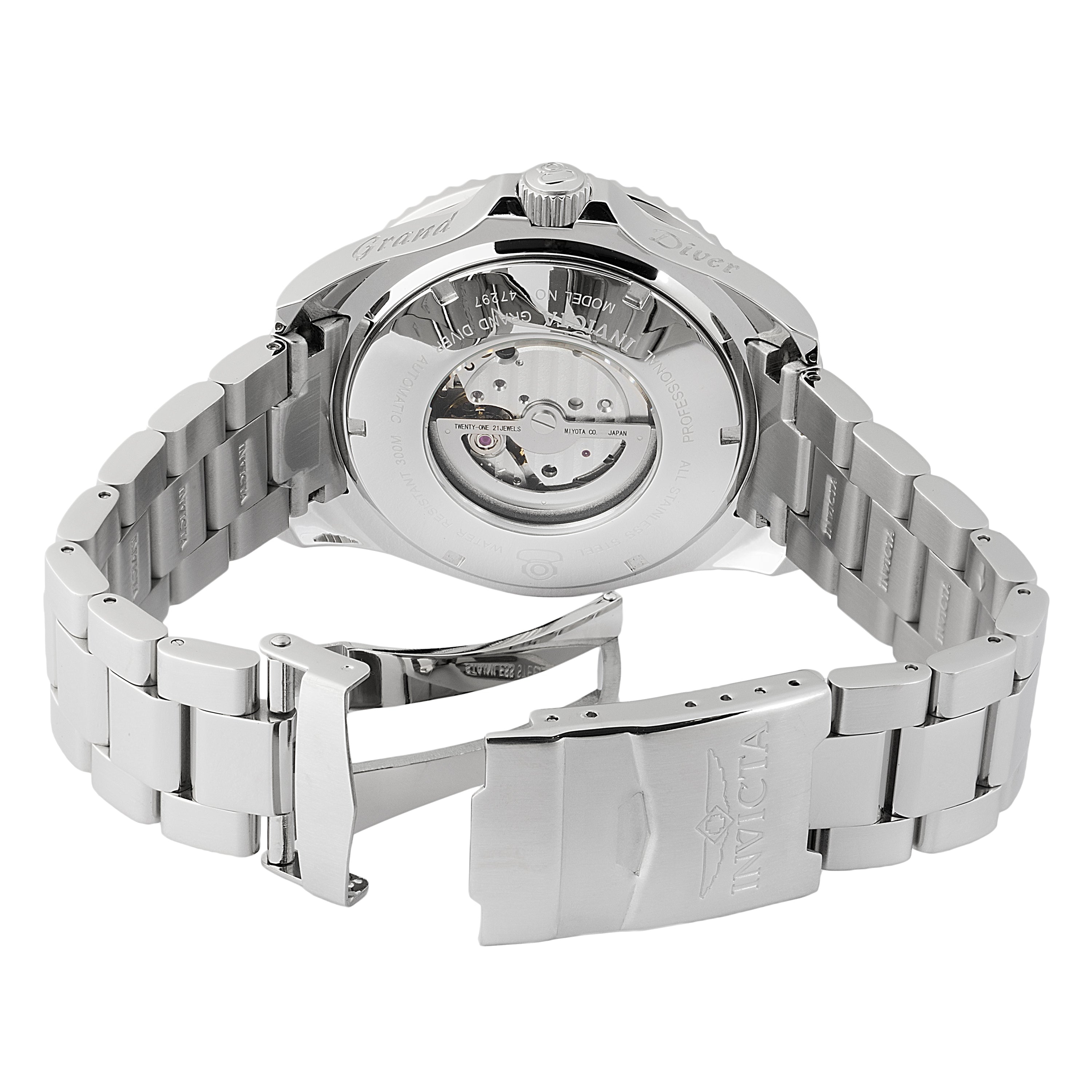 Invicta Grand Diver Automatic Men's Watch - 47mm. Steel (47297)