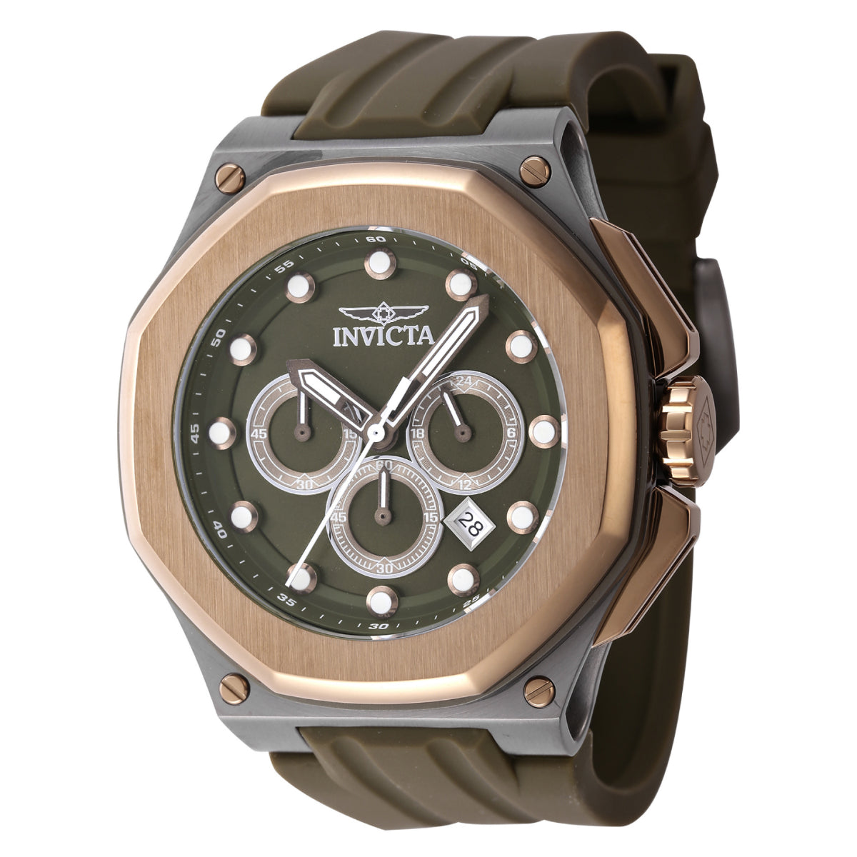 Invicta Akula Kasmat Men's Watch - 50mm. Olive Green (46149)