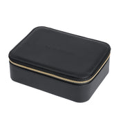 MAYAMAR Jewelry Travel Pouch Black Color 6x8x2.5 in (MM-PM12-BLK)