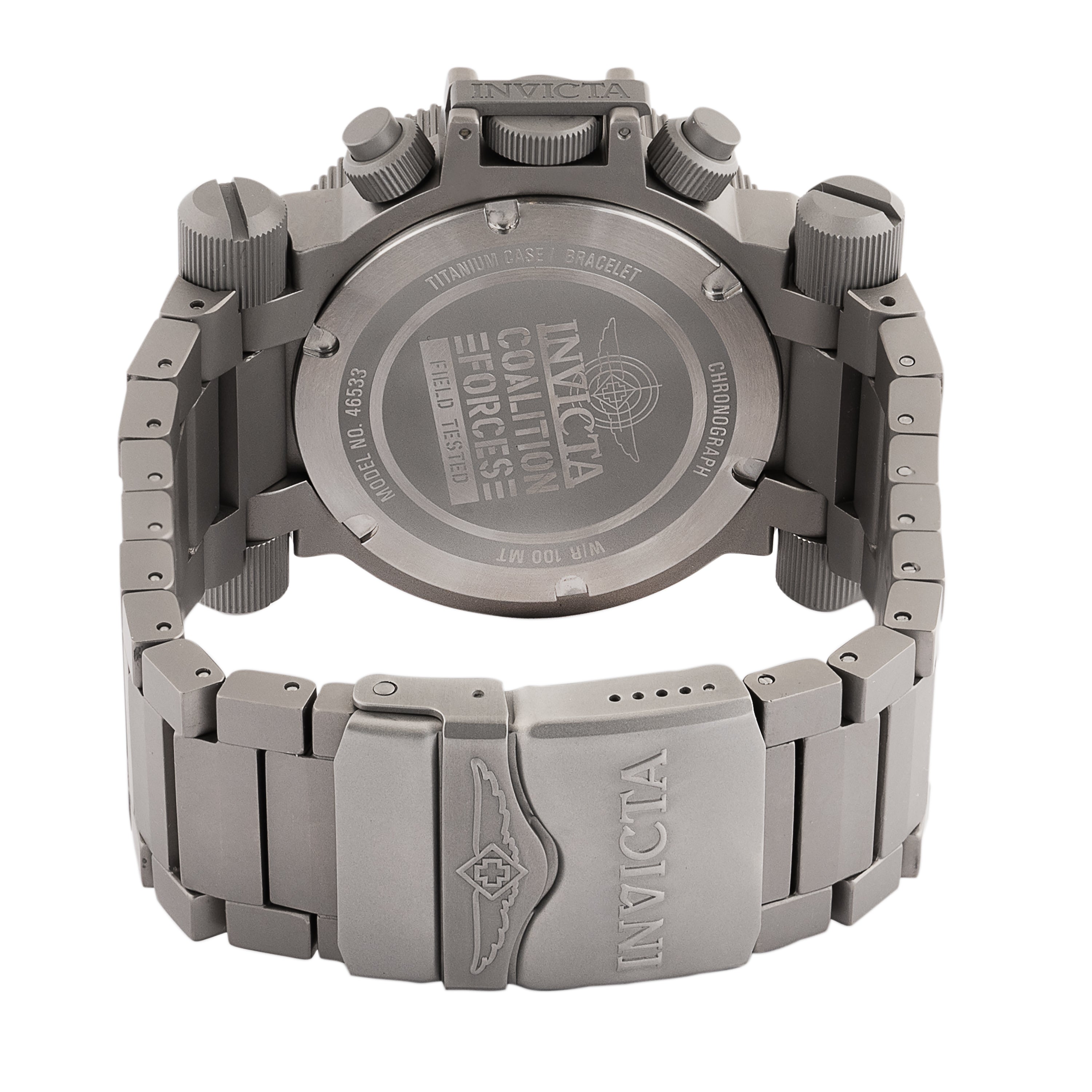 Invicta Coalition Forces Dominion Solid Titanium Men's Watch - 51mm. Titanium (46533)