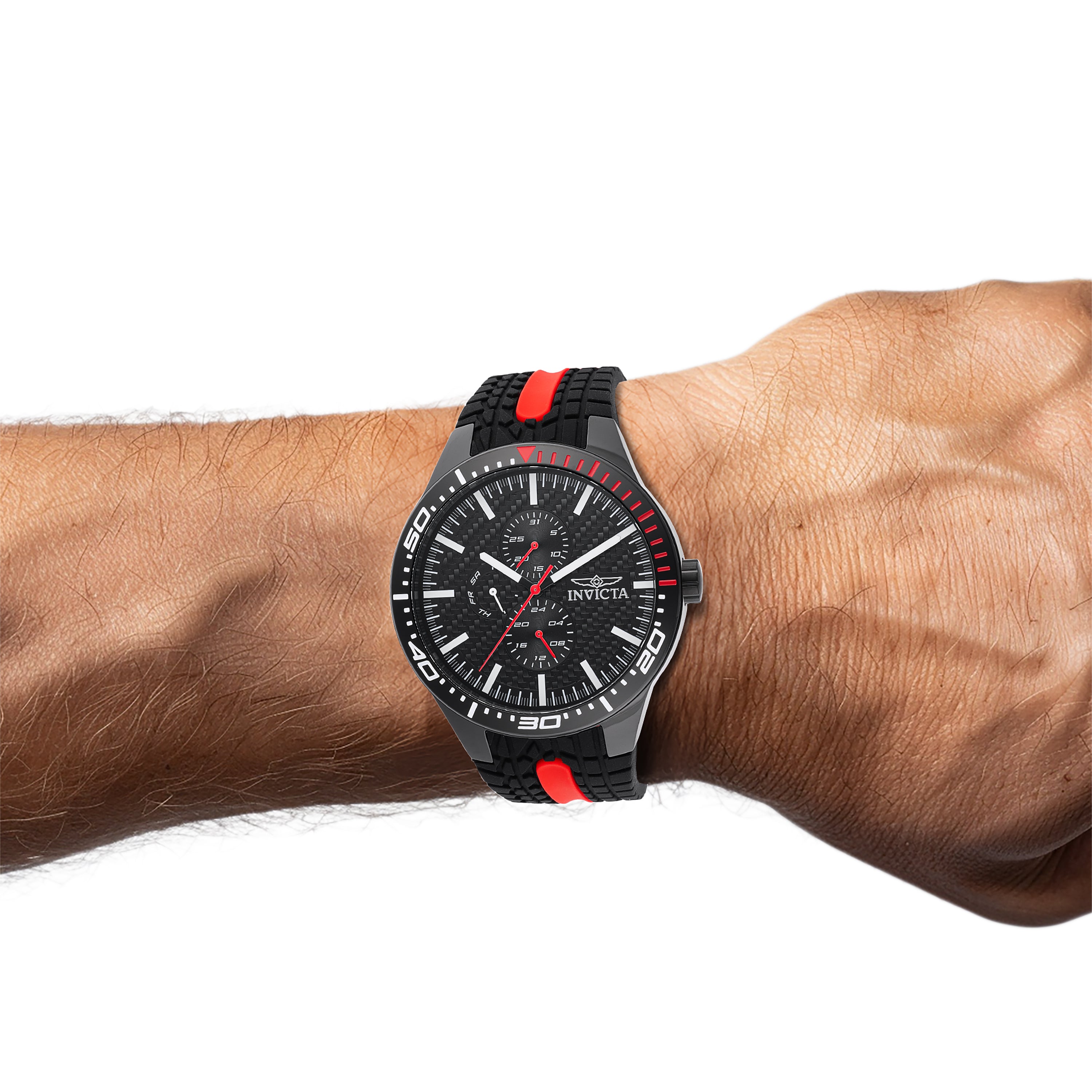 Invicta Racing Men's Watch - 46mm, Red, Black (47553)