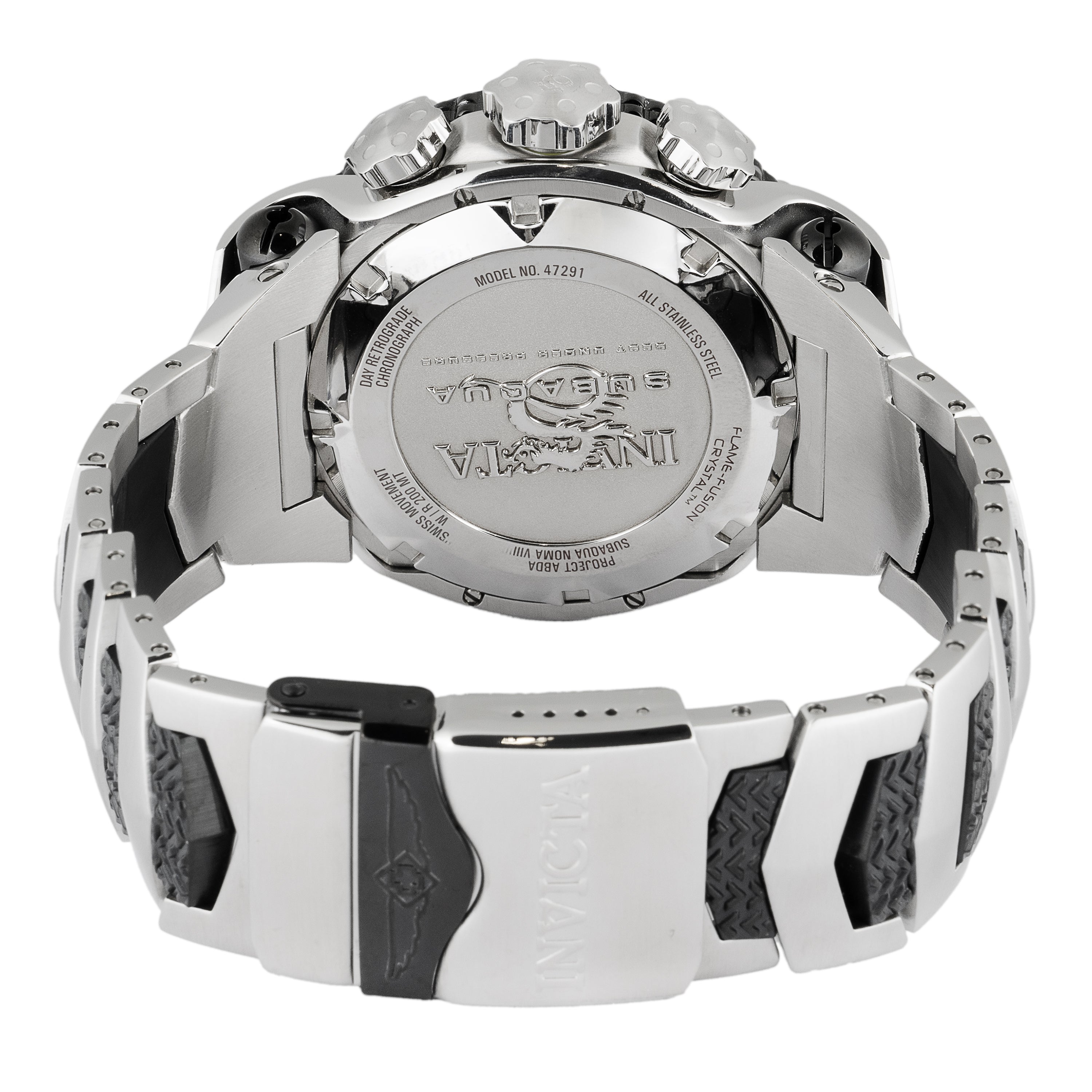 Invicta Subaqua Noma VIII Swiss Ronda 8040.N Caliber Men's Watch w/ Mother of Pearl Dial - 48,5mm, Black, Steel (47291)