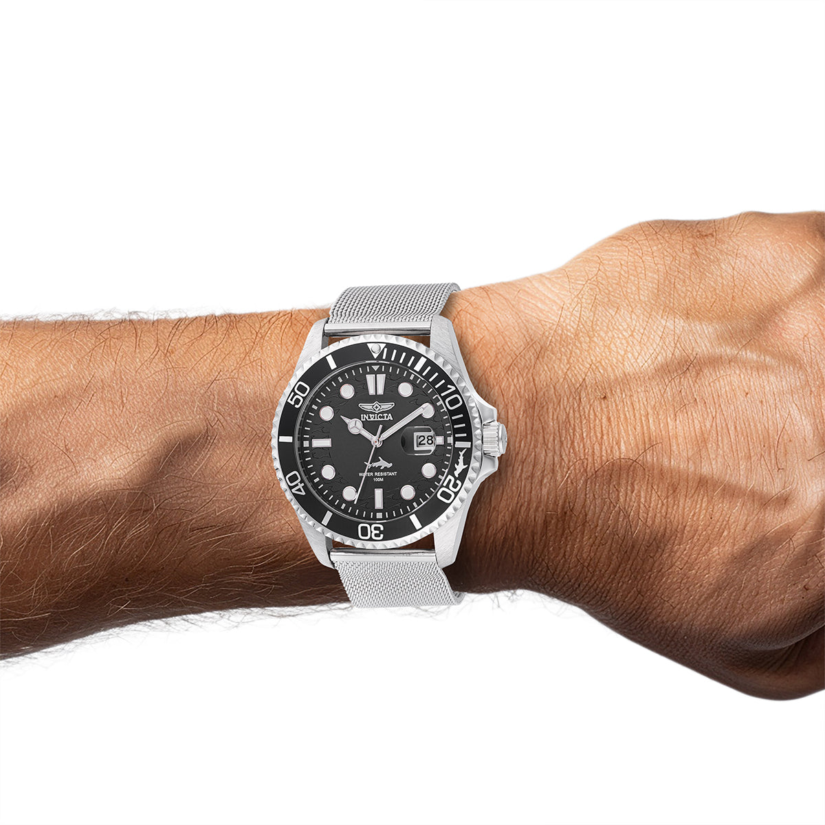 Invicta Pro Diver Curve Men's Watch - 43mm. Steel (47172)