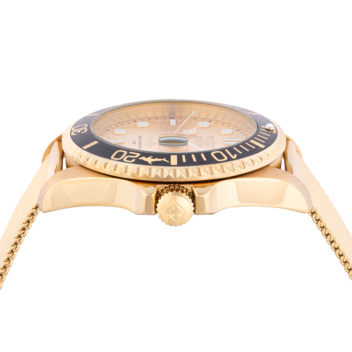 Invicta Pro Diver Curve Men's Watch - 43mm. Gold (47177)