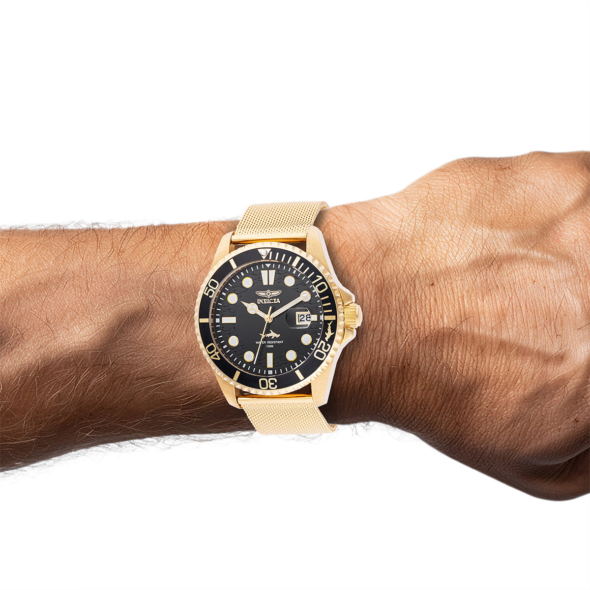 Invicta Pro Diver Men's Watch - 43mm. Gold (47178)