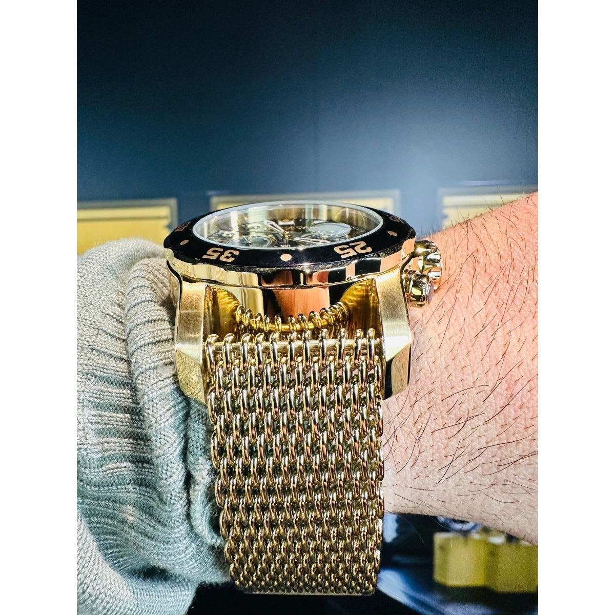 Invicta Pro Diver Atlas Men's Watch - 48mm. Gold (47238)