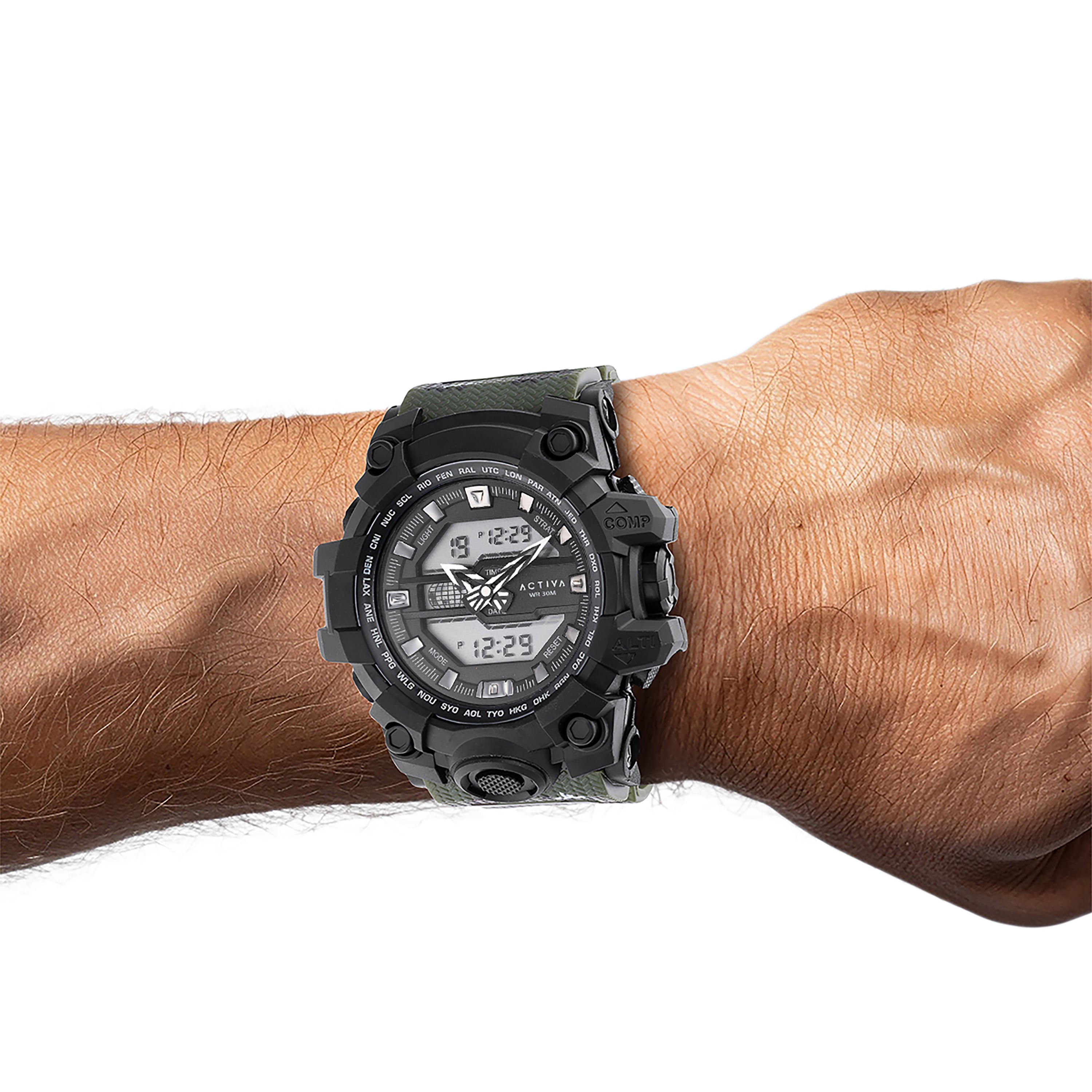 Activa Neo X Invicta Men's Watch - 55mm, Green (ACW428-001)