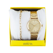 Invicta Wildflower Women's Watch - 34mm, Gold, With Bracelet  Set (47271)