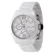 Invicta Scratch-Resistant Ceramic Men's Watch - 44.5mm, White (47331)