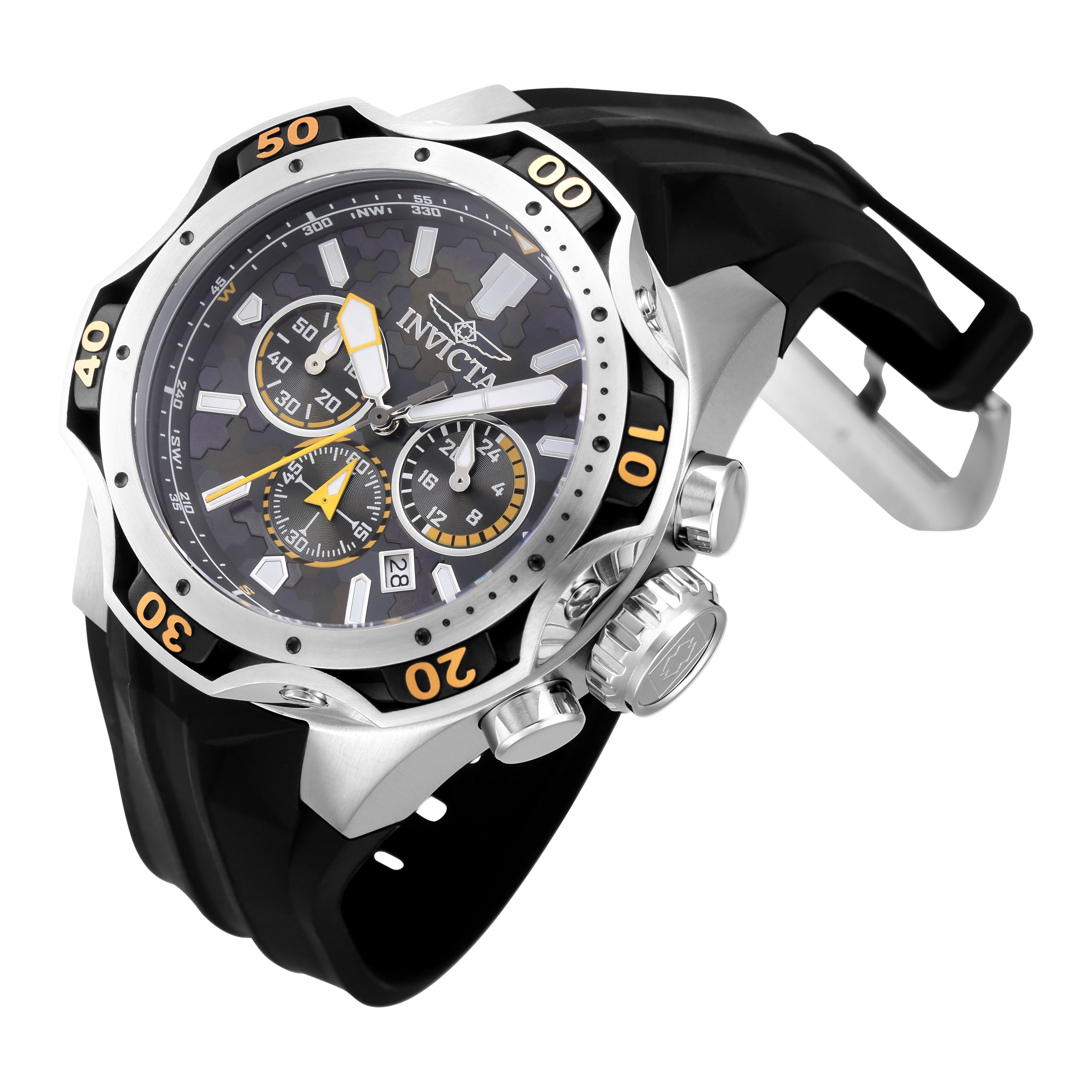 Invicta Venom Combat Men's Watch - 52.5mm, Black (47760)